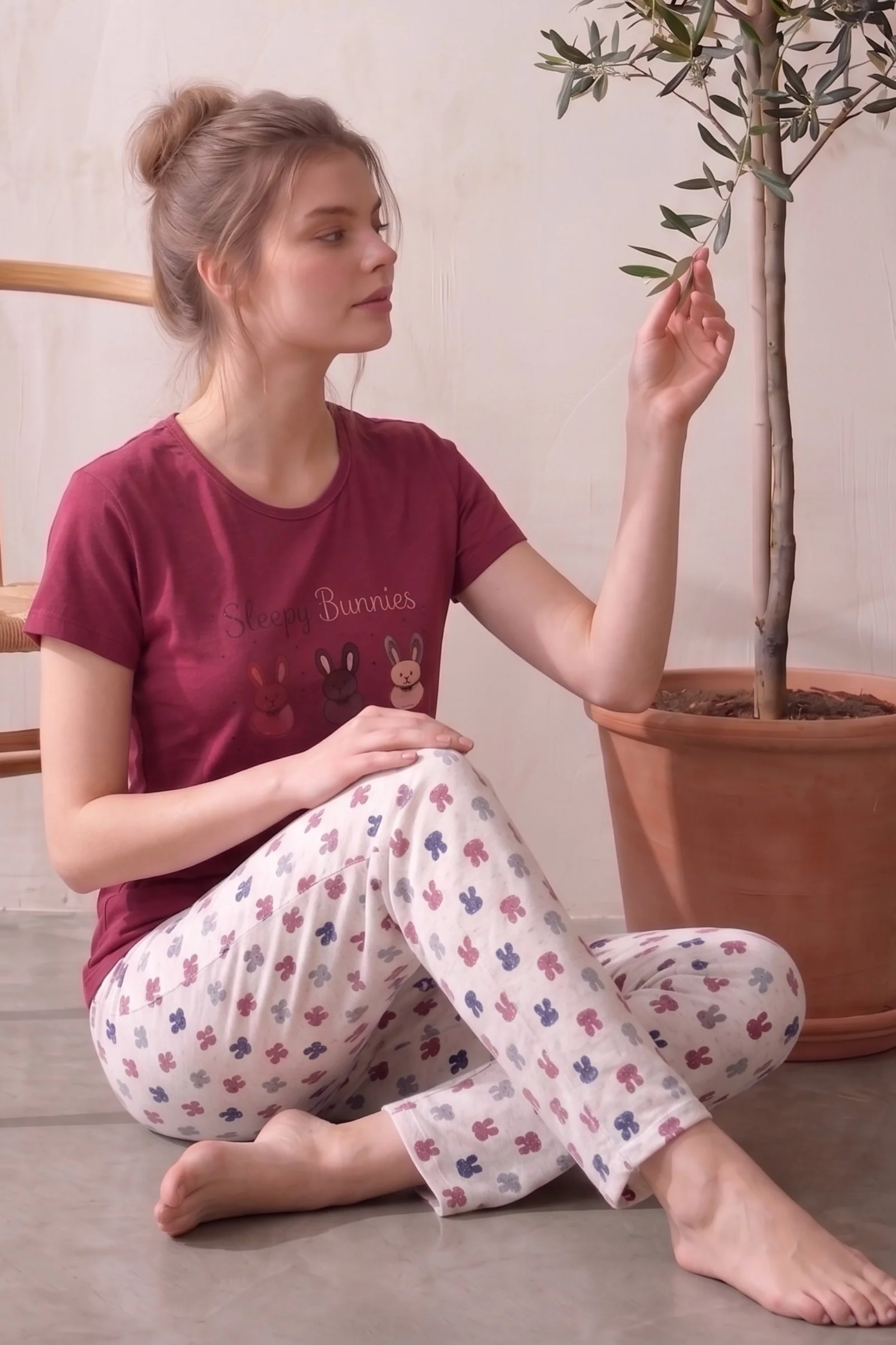 Likralı Desenli Kısa Kollu Yazlık Rahat ve Esnek Pijama Takımı, Vişne, 2XL Likralı Desenli Kısa Kollu Yazlık Rahat ve Esnek Pijama Takımı, Vişne, 2XL Fiyatı, Yorumları ve Özellikleri