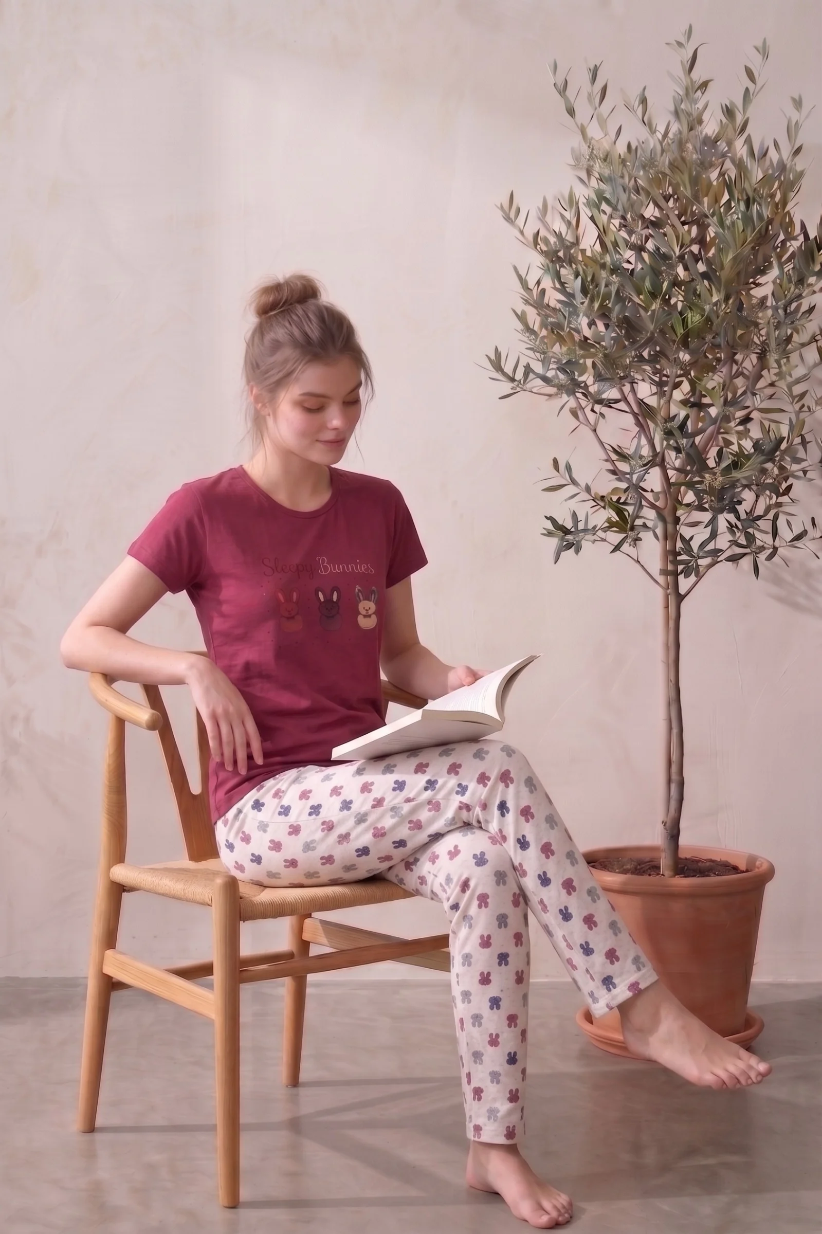 Likralı Desenli Kısa Kollu Yazlık Rahat ve Esnek Pijama Takımı, Vişne, 2XL Likralı Desenli Kısa Kollu Yazlık Rahat ve Esnek Pijama Takımı, Vişne, 2XL Fiyatı, Yorumları ve Özellikleri