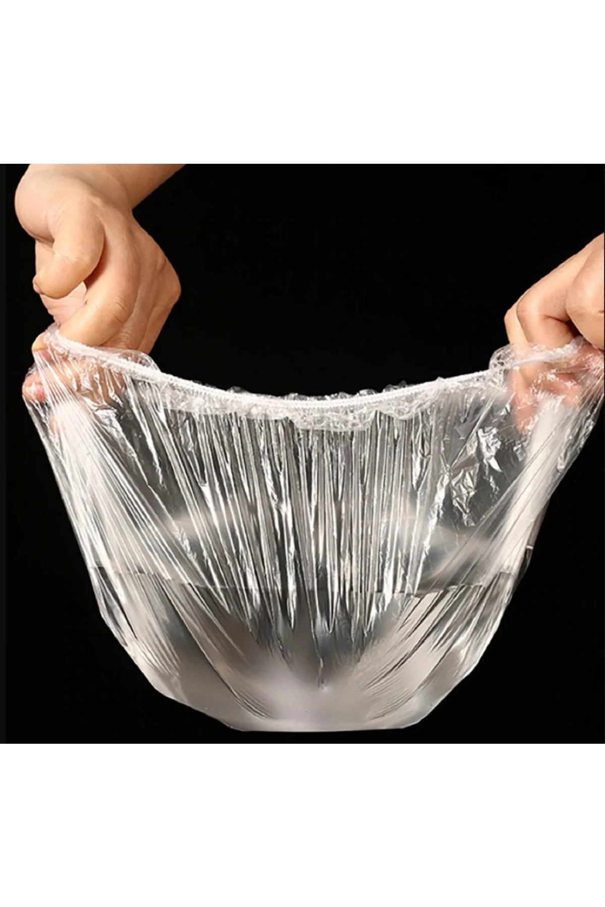 Likralı Streç Gıda Muhafazası Gıda Bonesi, Çok Kullanımlık Streç 