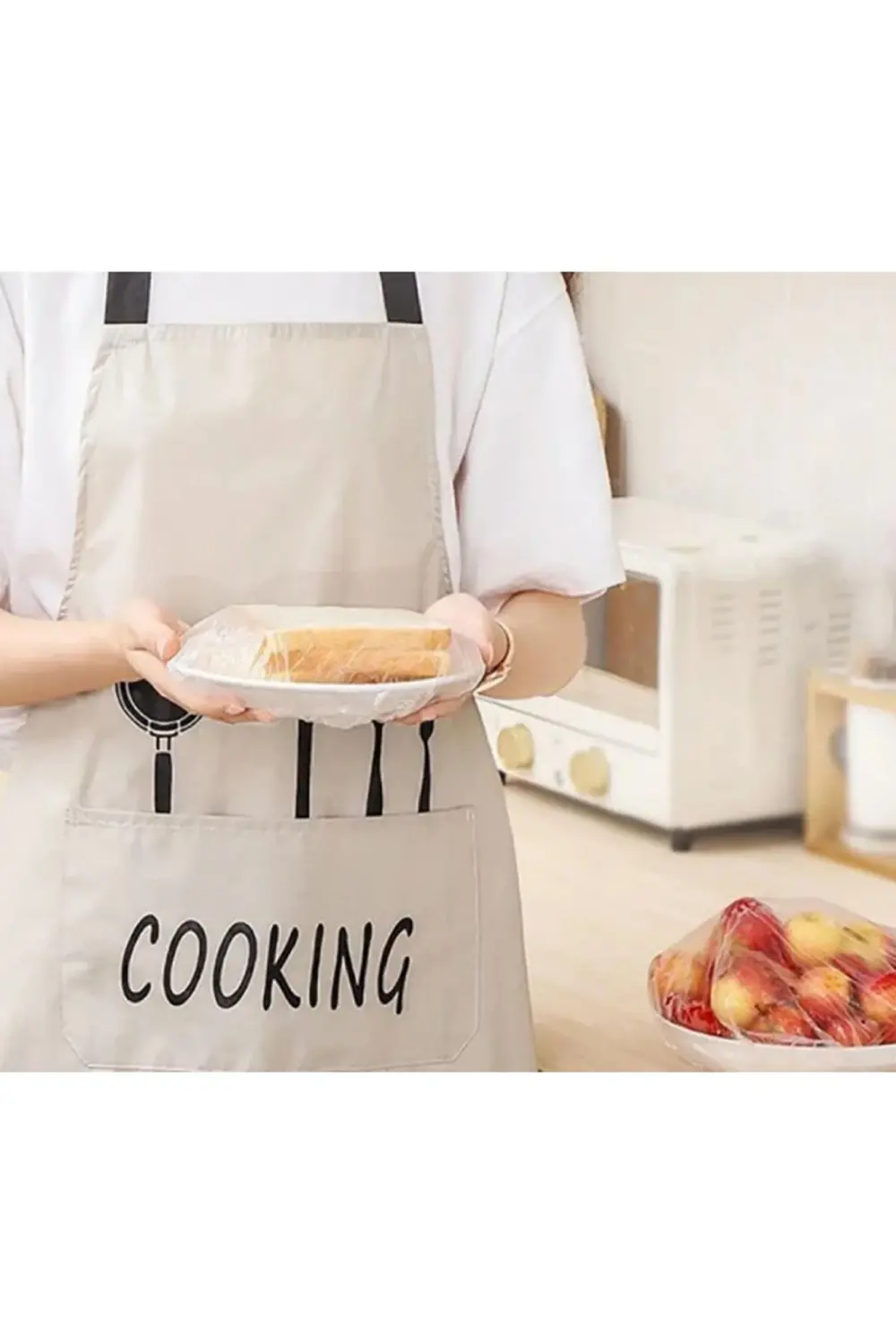 Likralı Streç Gıda Muhafazası Gıda Bonesi, Çok Kullanımlık Streç