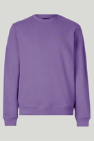Lila Renk Bisiklet Yaka Sweatshirt - LİLA