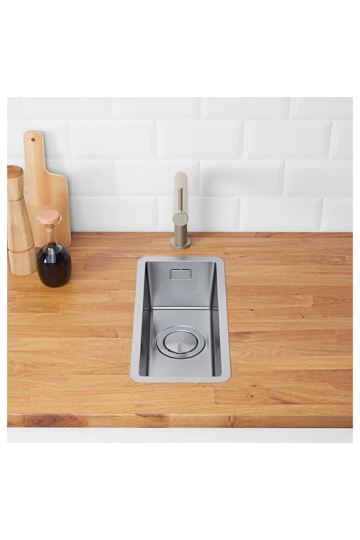 İkea Lillviken Eviye Tıpası Kapağı Paslanmaz Çelik