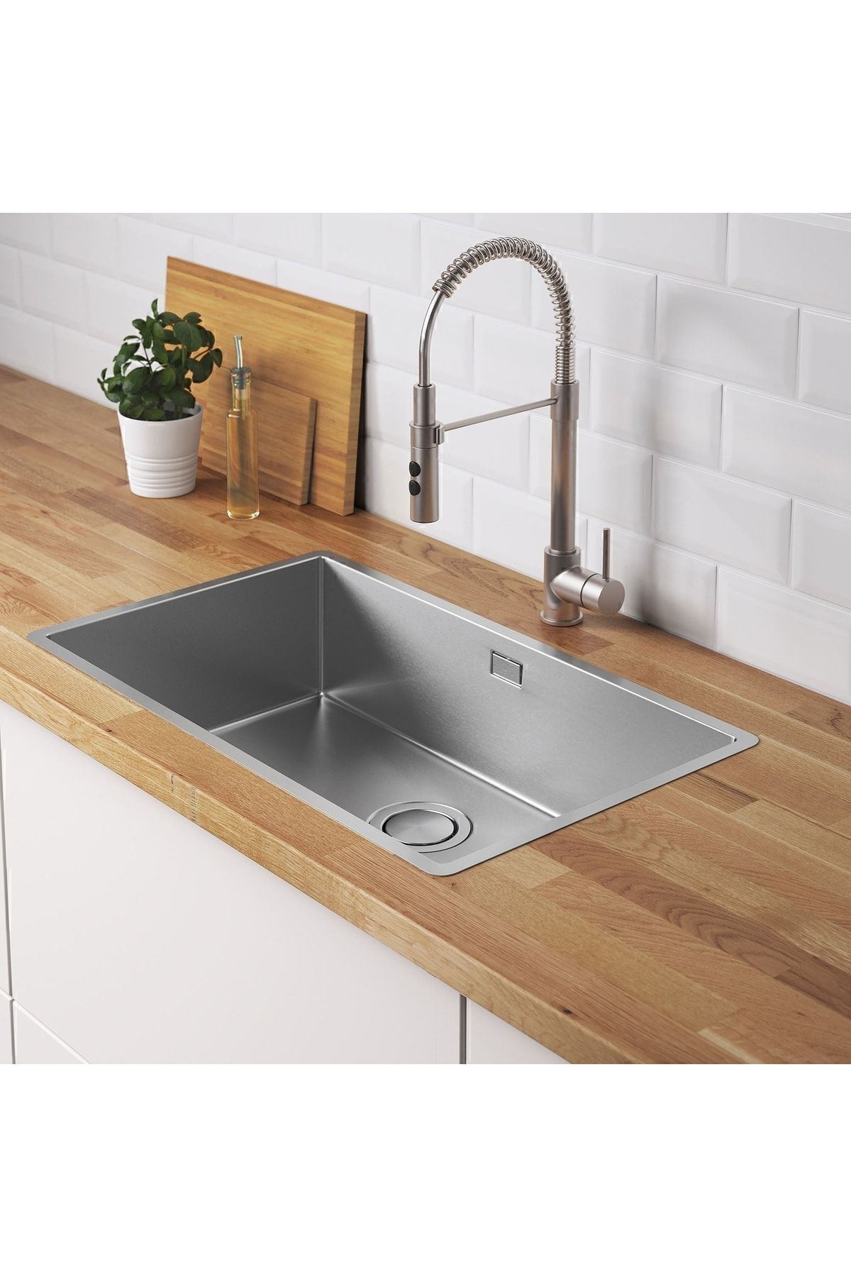 İkea Lillviken Eviye Tıpası Kapağı Paslanmaz Çelik