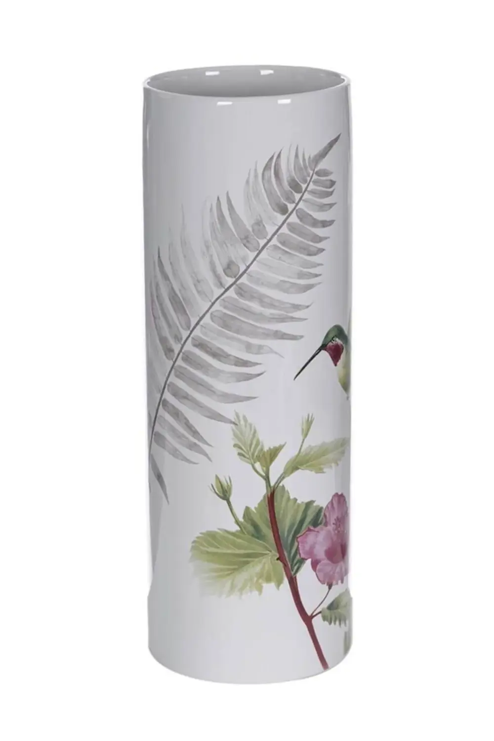 Lima Tropikal Desenli Vazo Büyük Boy