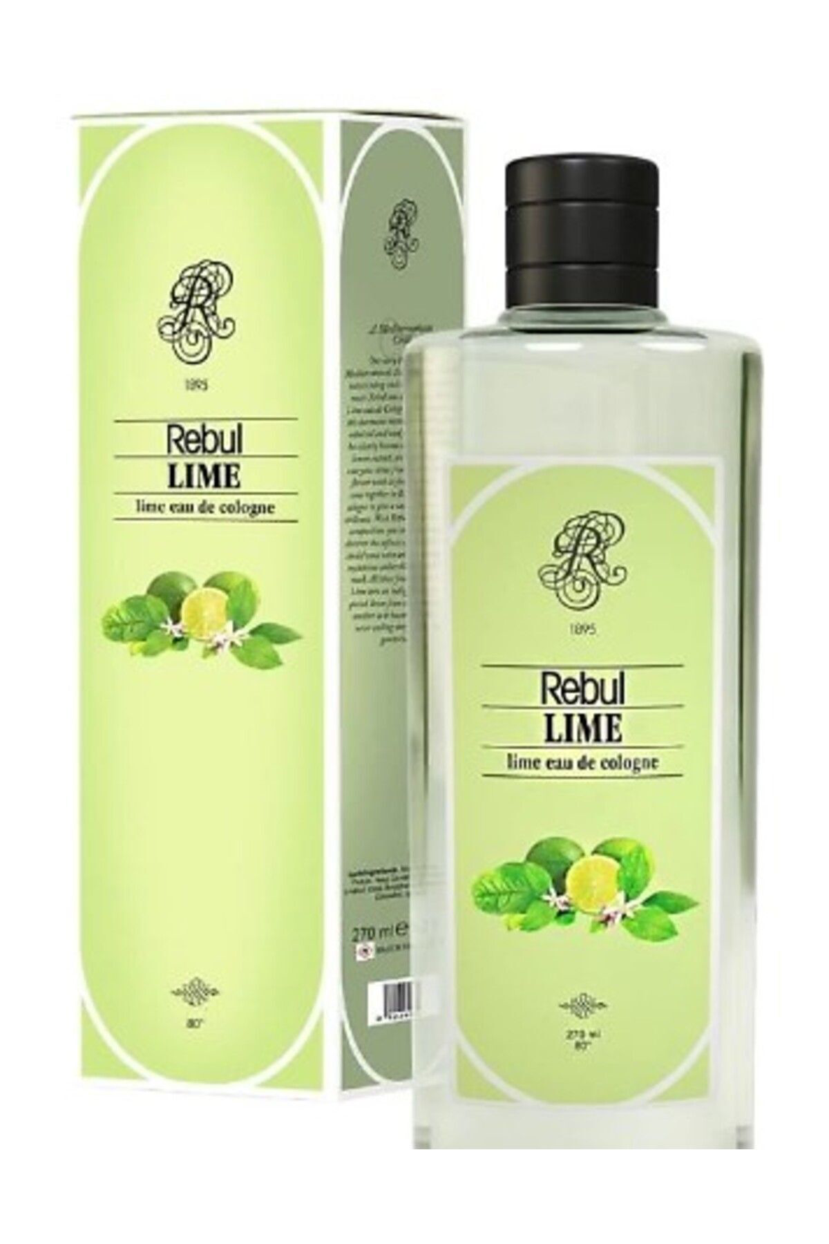 Rebul Lime Kolonya Cam Şişe 250Ml
