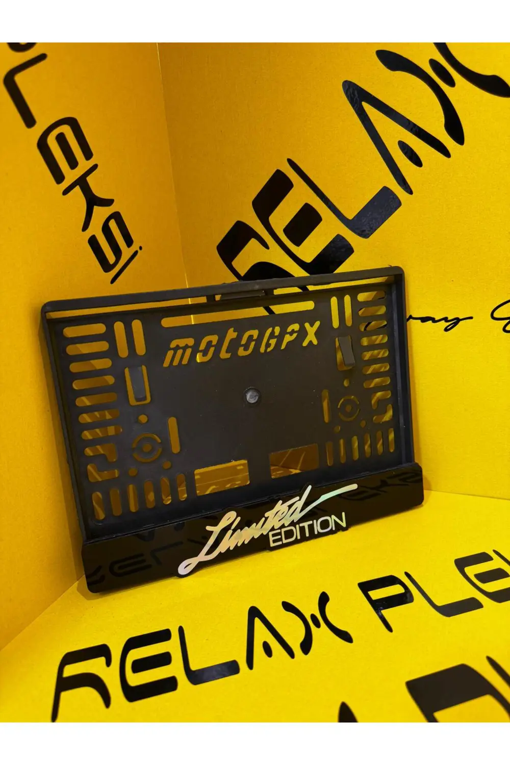 LİMİTED EDITION MOTOR HOLOGRAM PLEKSİ PLAKALIK