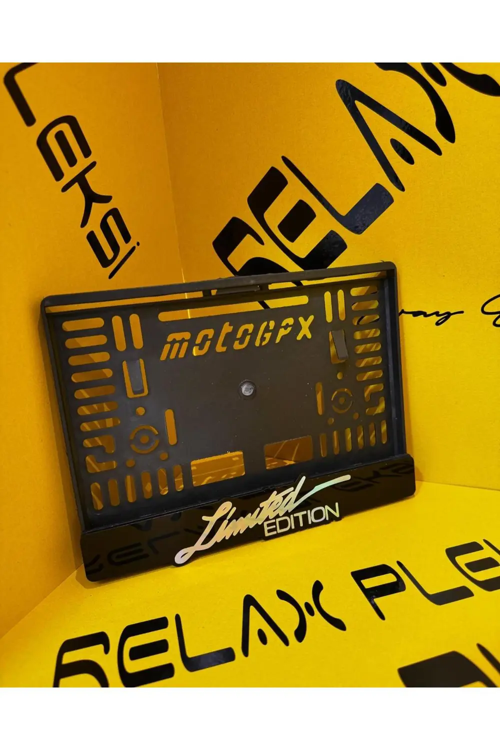 LİMİTED EDITION MOTOR HOLOGRAM PLEKSİ PLAKALIK