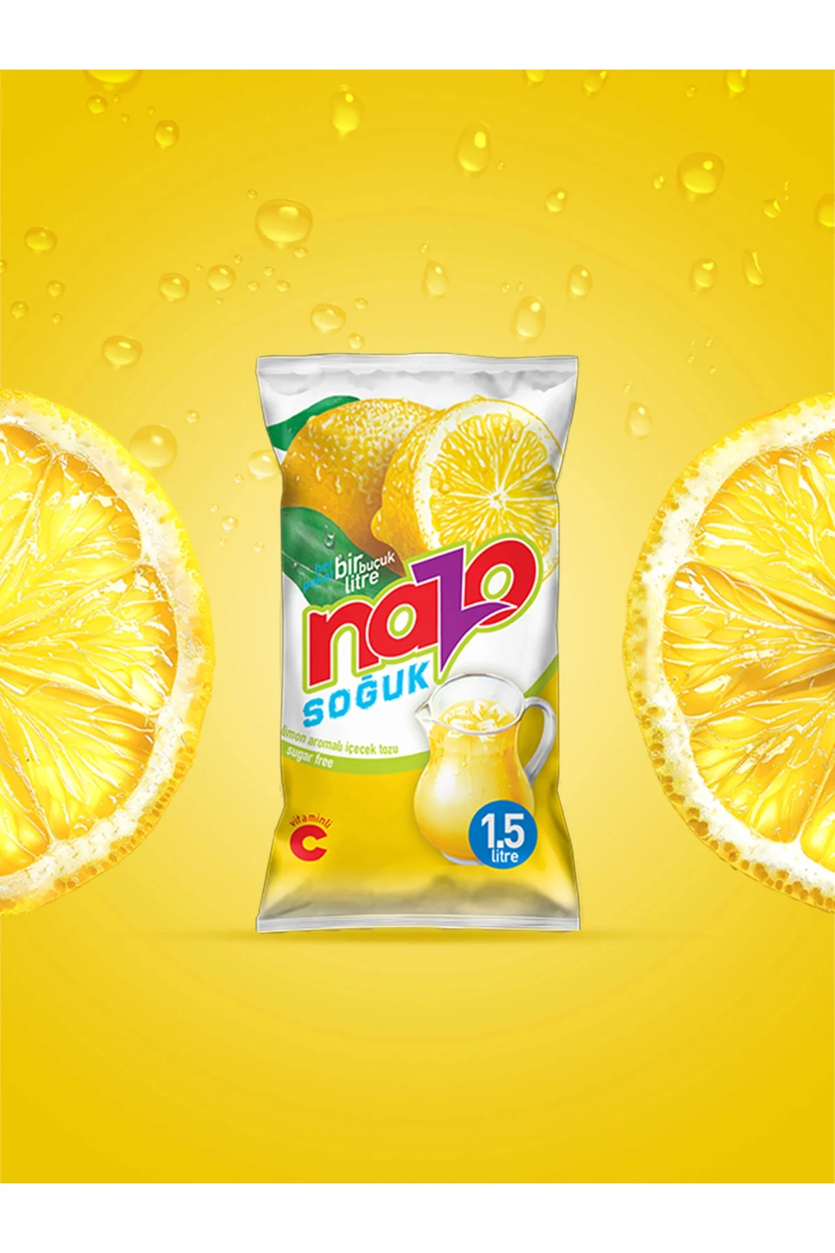 Limon Aromalı Içecek Tozu 9 gr 24'lü