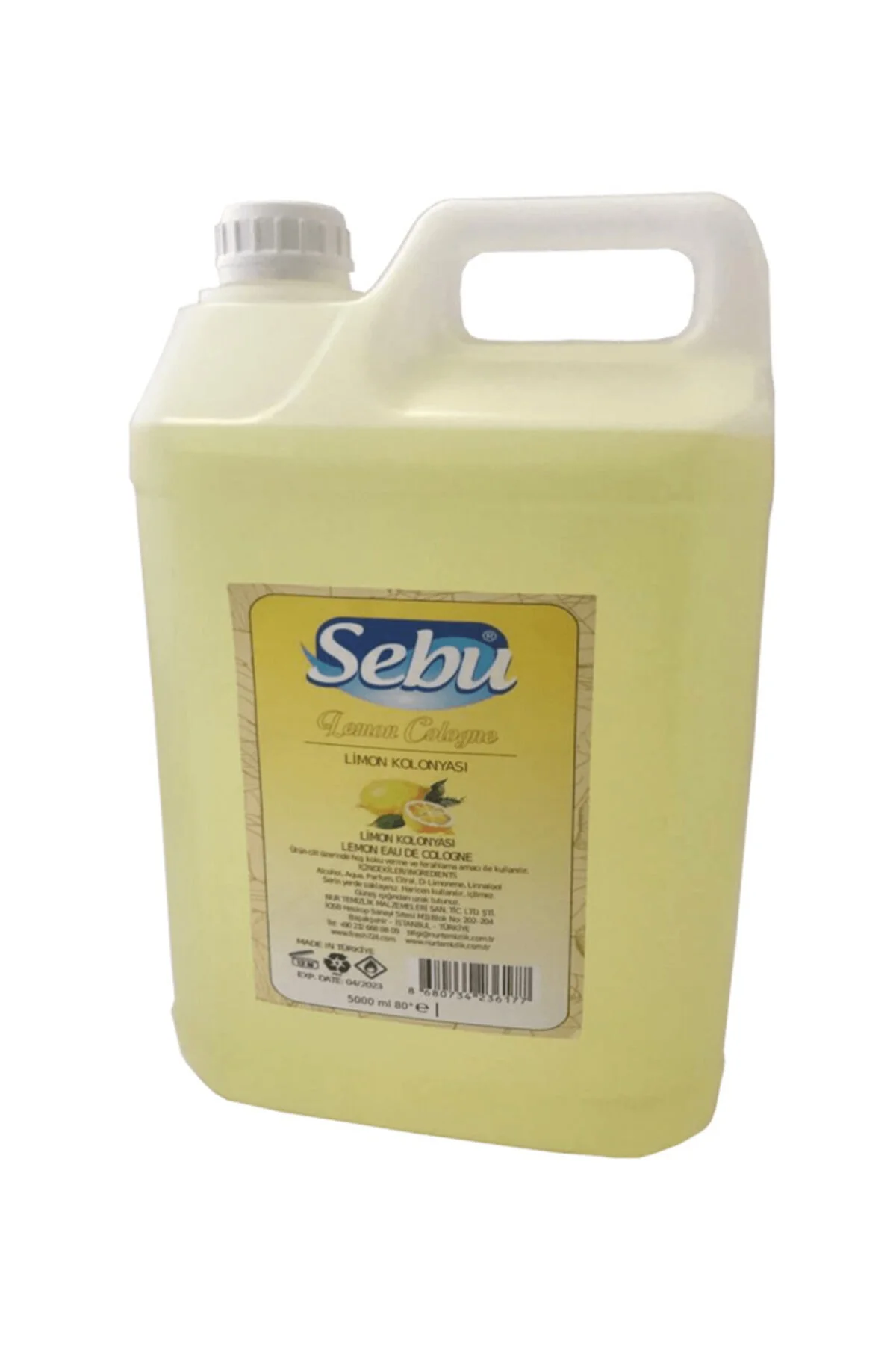 Limon Kolonya Pet Bidon 5 Lt