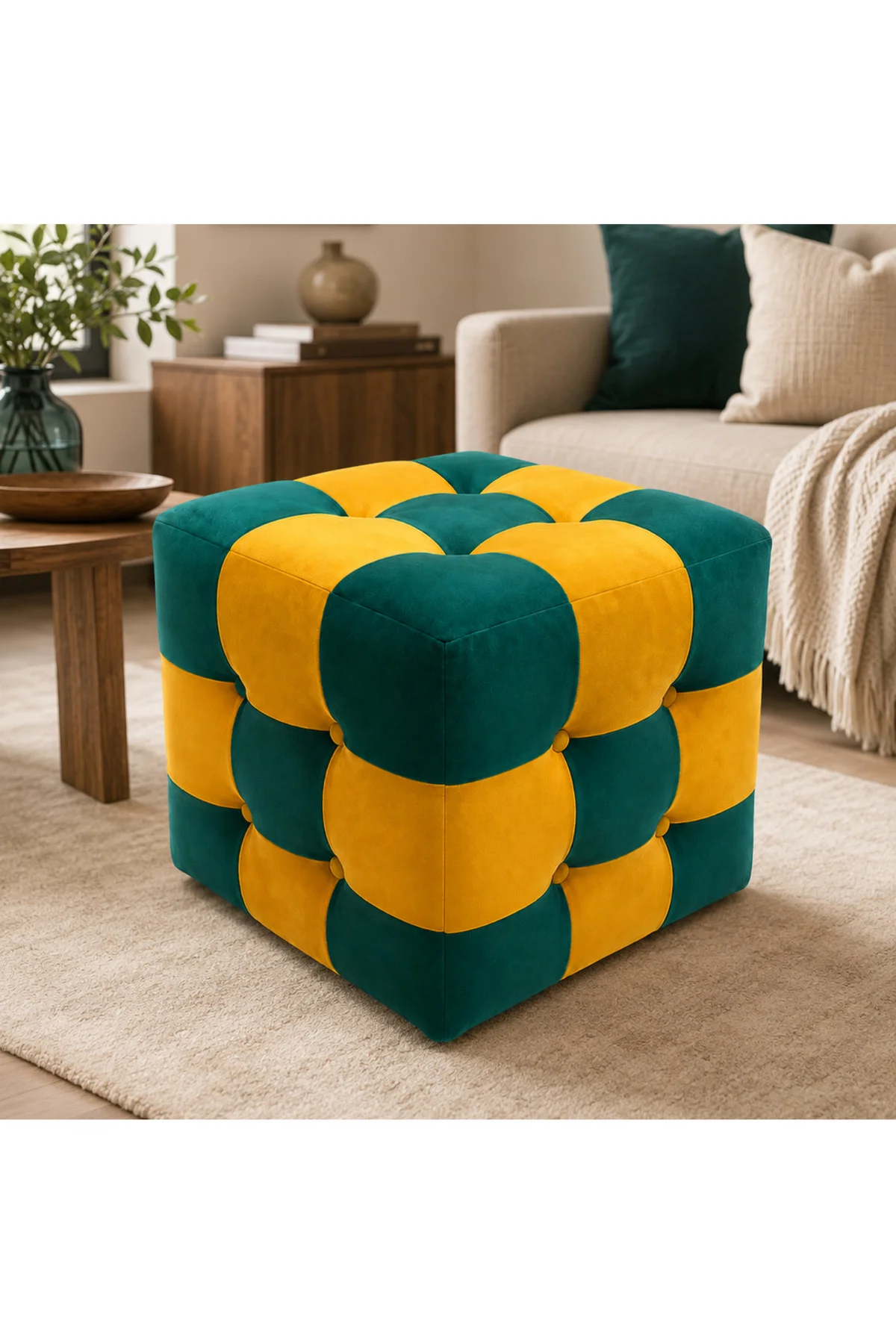 Limon Patchwork puf