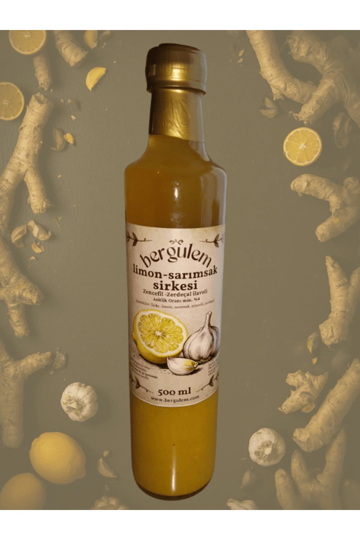 Limon Sarımsak Sirkesi 500 ml