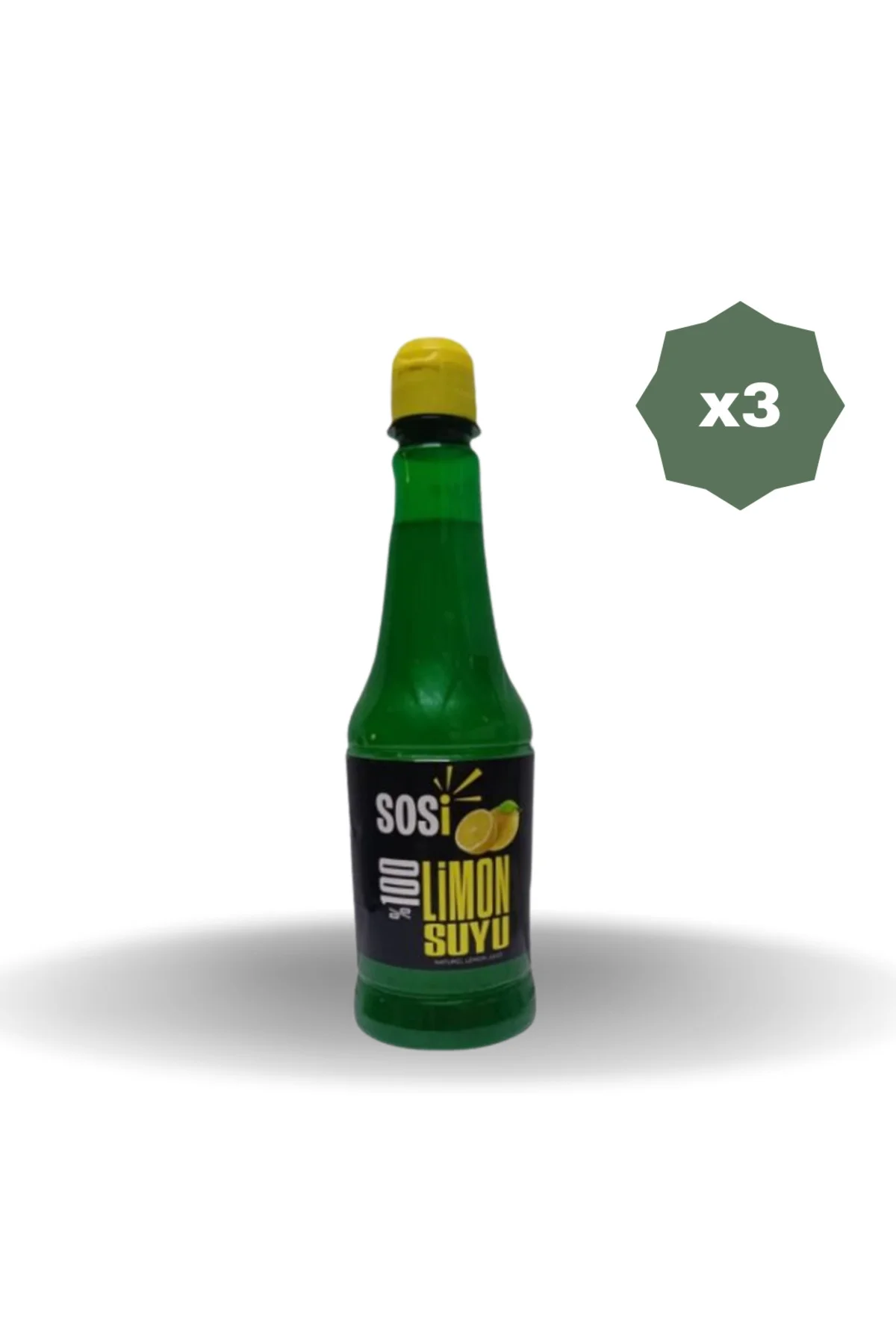 LİMON SUYU 500 ML - (3 ADET)