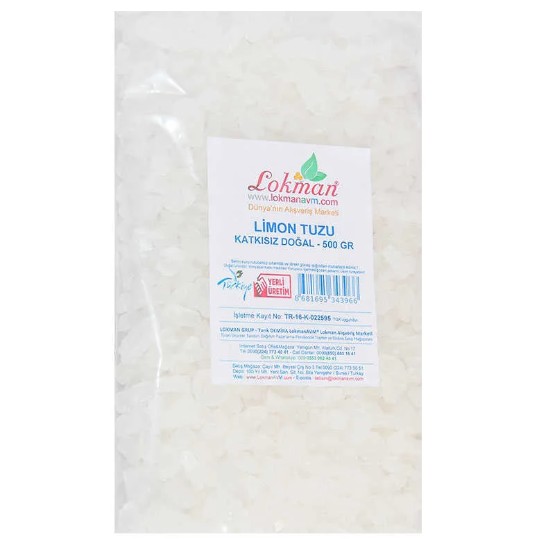 Limon Tuzu Granül Çakıl 500 Gr Paket