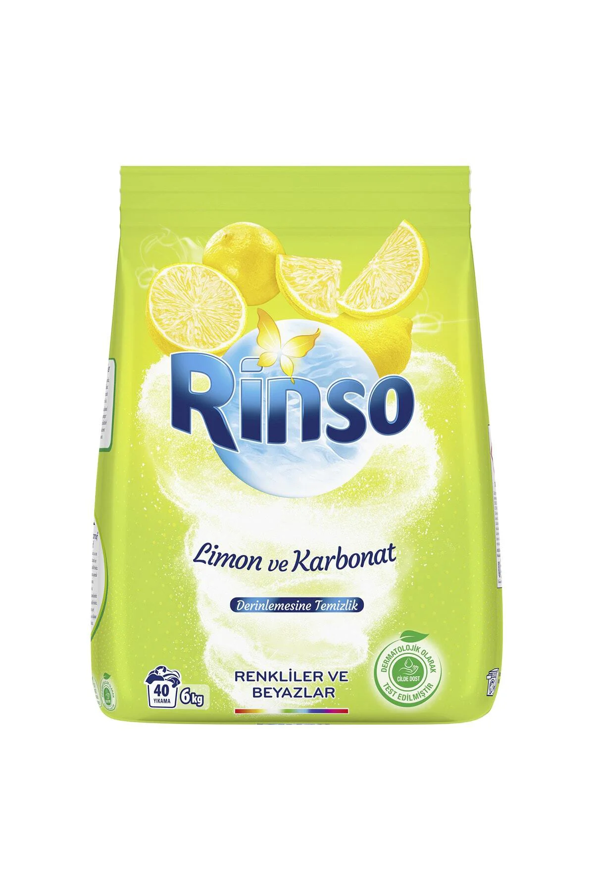 Limon ve Karbonat Renkliler ve Beyazlar İçin Toz Çamaşır Deterjan