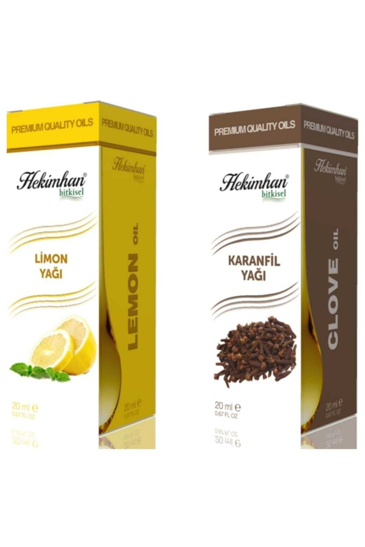 Hekimhan Limon Yaği 20 Ml Ve Karanfil Yaği 20 Ml Avantaj Paketi