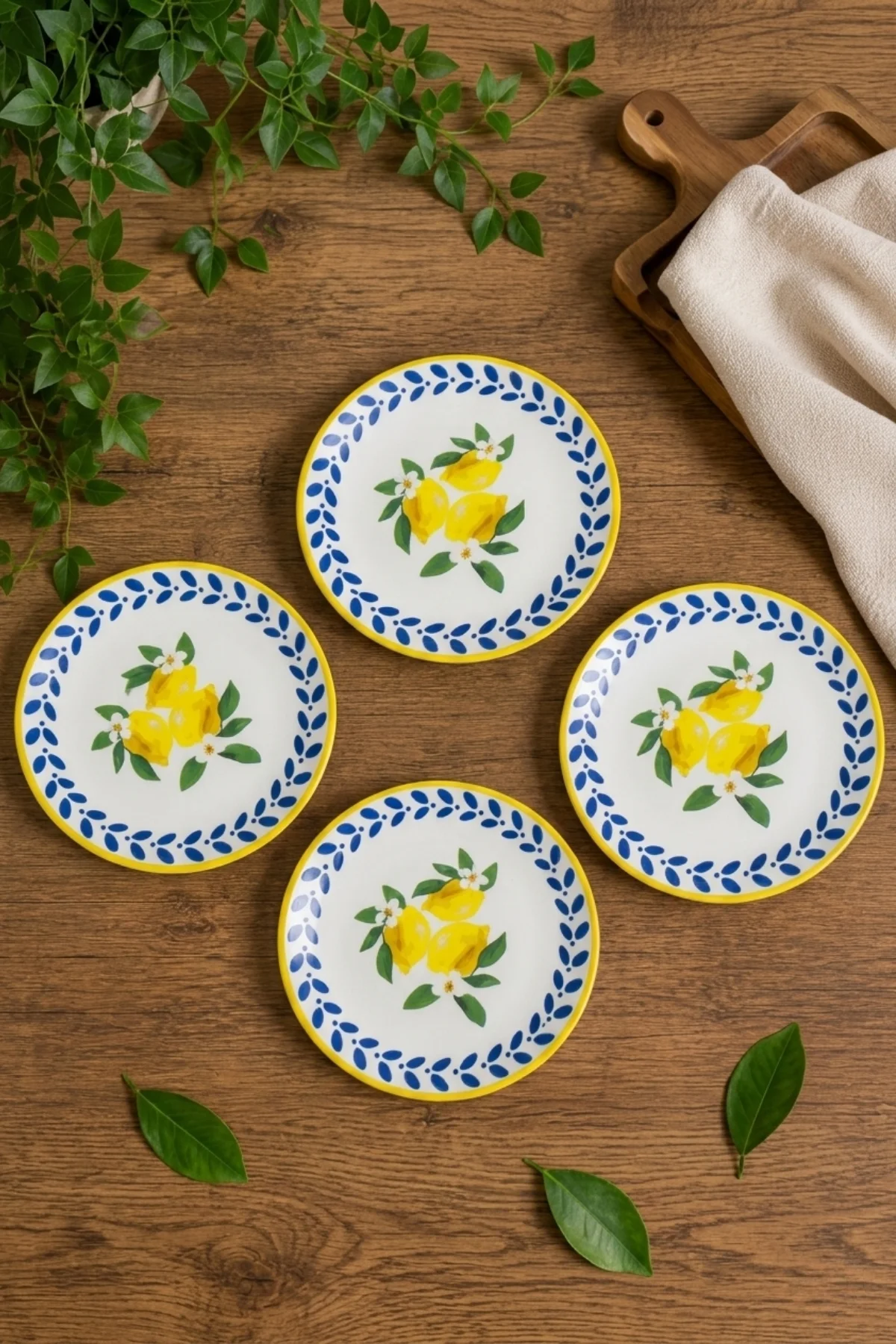 Limoncella Ege Pasta Tabağı 20 Cm 4 Parça 23751