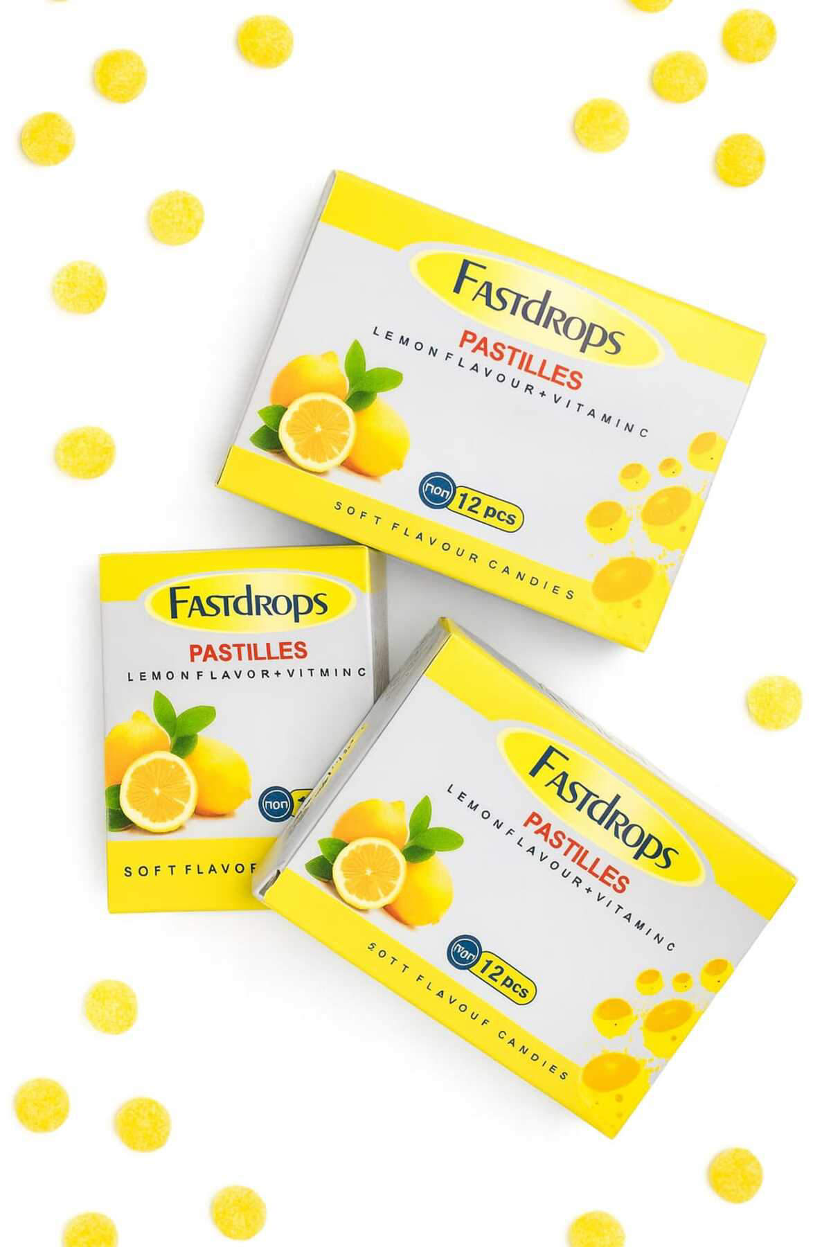 Limonlu Drops 12li C Vitaminli Bitkisel Boğaz Pastili 2 KUTU