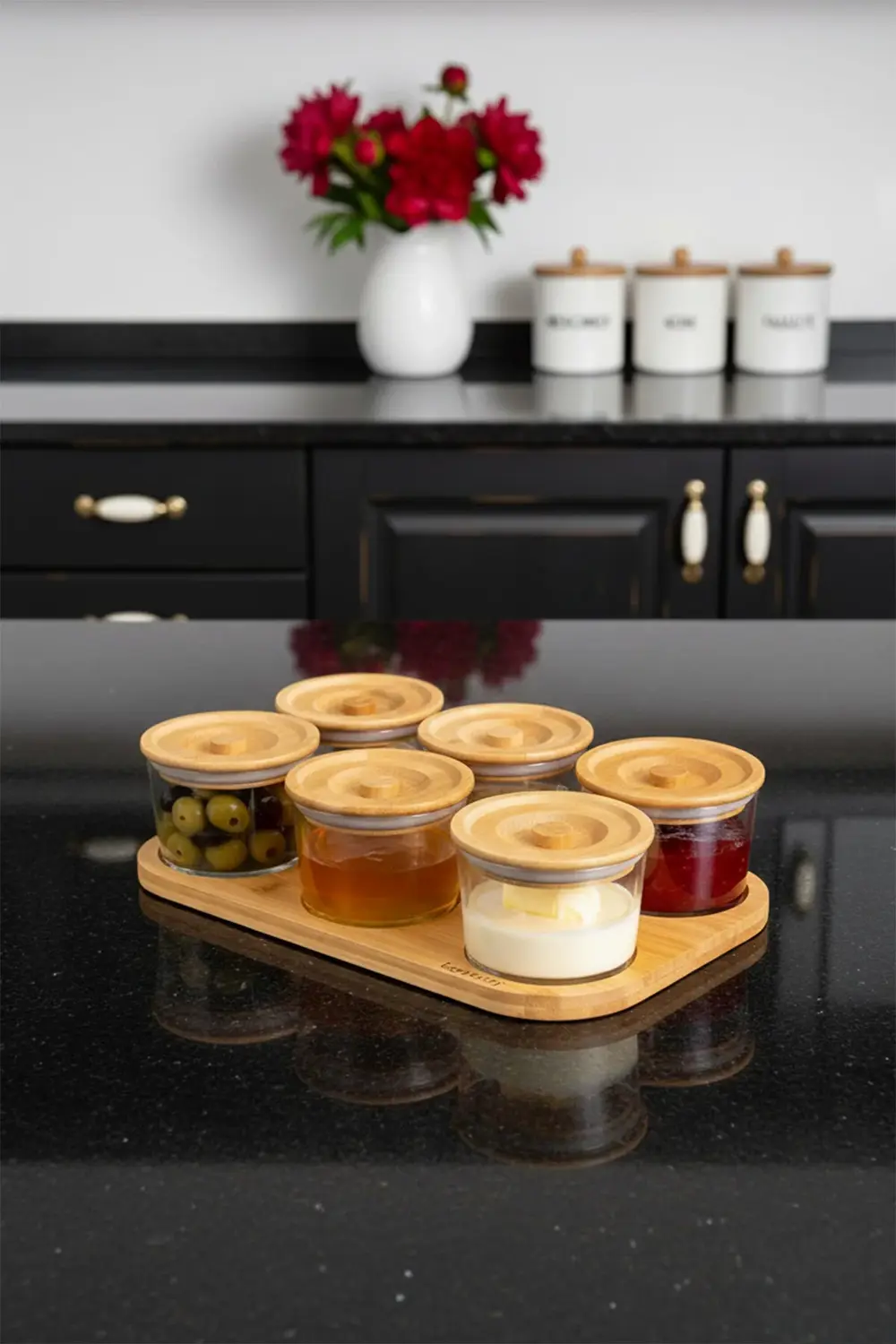 Lincoln - 13 Parça Cam Kahvaltılık Takımı