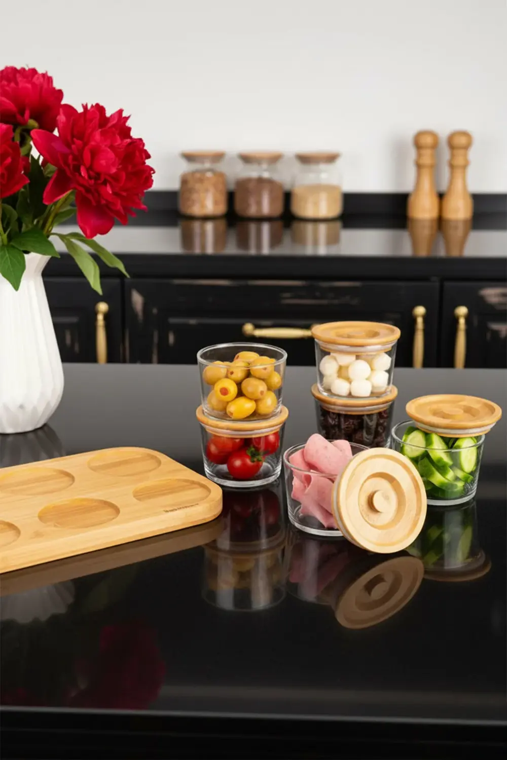 Lincoln - 13 Parça Cam Kahvaltılık Takımı