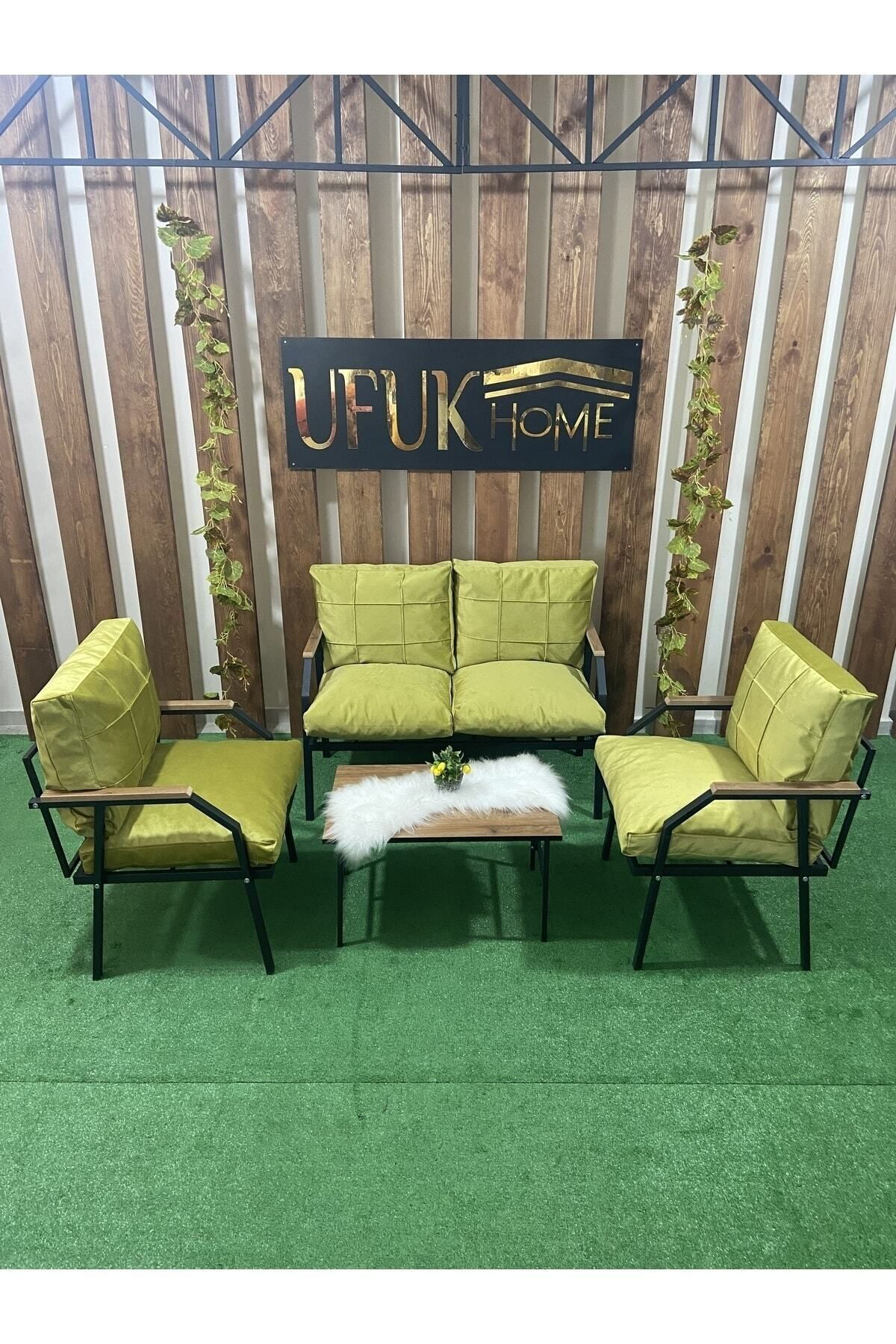 Linda 2 1 1 Sehpalı Bahçe Takımı, Balkon Mobilyası, Balkon Bahçe 