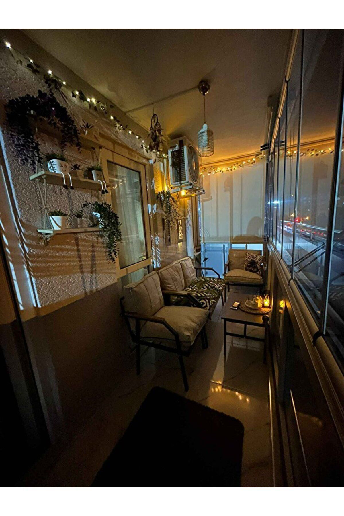 Linda 211 Krem Fermuarlı Bahçe Balkon Takımı, Cafe, Salon - Metal