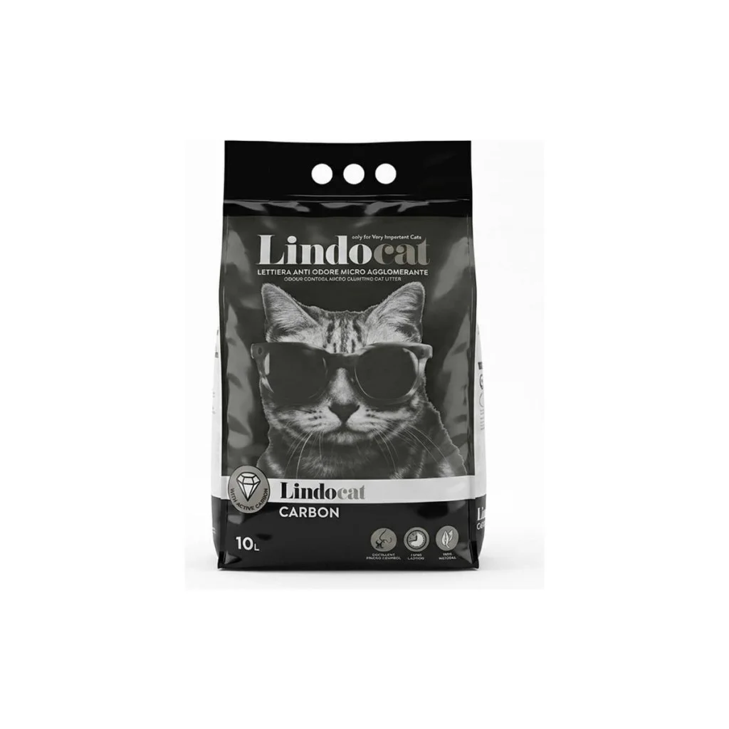 Lindo Cat Active Carbon Ekstra Güçlü Topaklanan Kedi Kumu 10 Lt