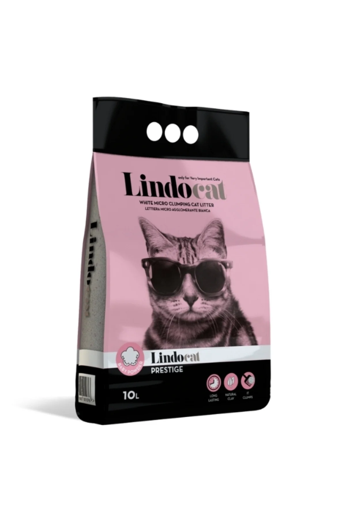 Lindocat Prestige Bebek Pudralı Kedi Kumu TR-1 Adet-10 Lt-İnce Taneli-Topaklaşan-Doğal/Bentonit Kuml Fiyatı, Yorumları ve Özellikleri