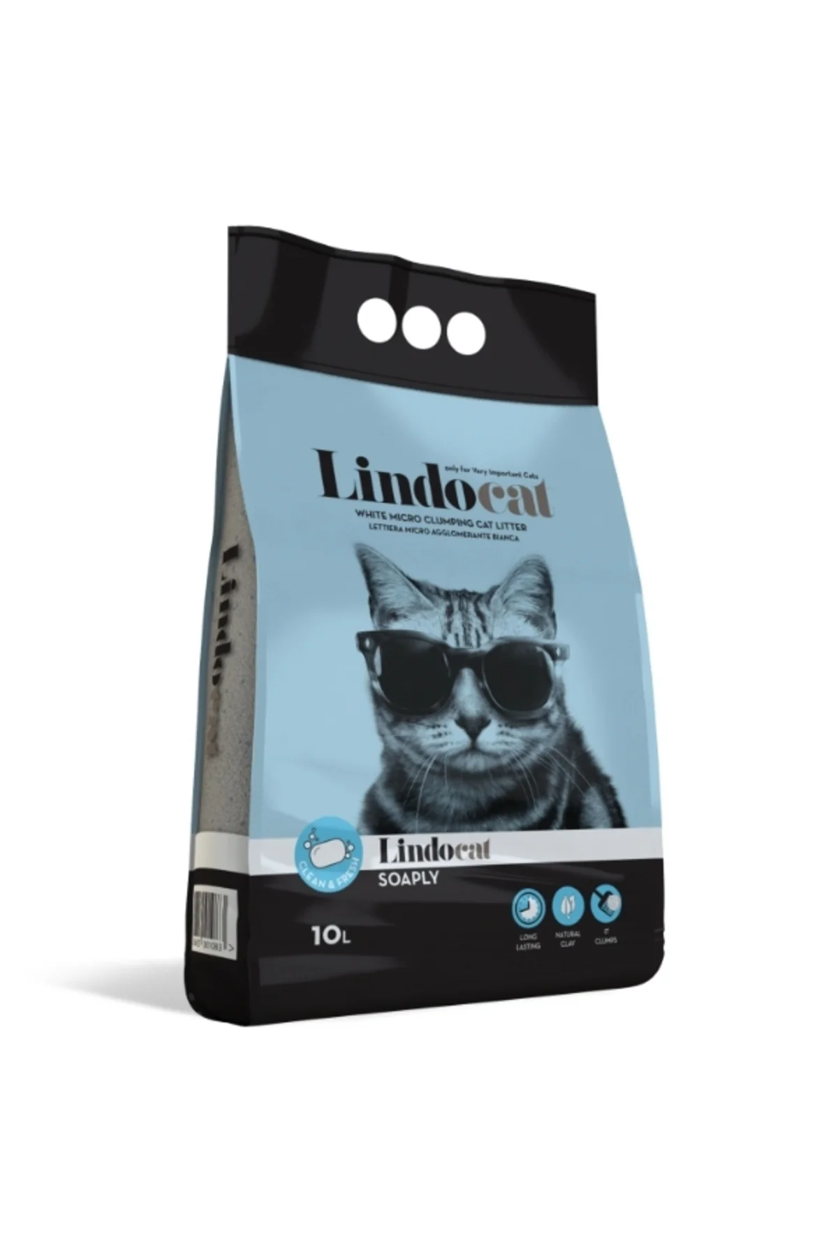 Lindocat Soaply Marsilya Sabunlu Kedi Kumu TR-1 Adet-10 Lt-İnce Taneli-Topaklaşan-Doğal/Bentonit Kum Fiyatı, Yorumları ve Özellikleri