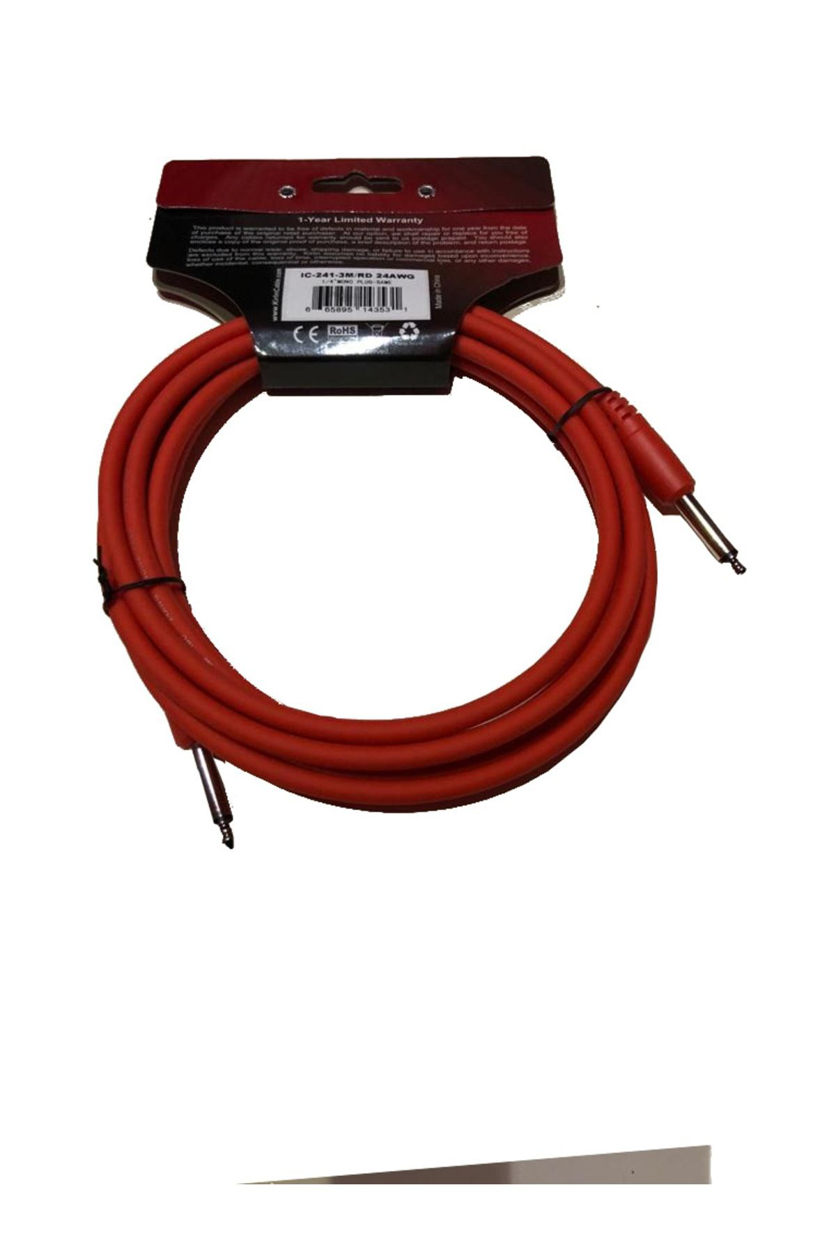 Kırlın Line 3 Metre Enstrüman Kablosu