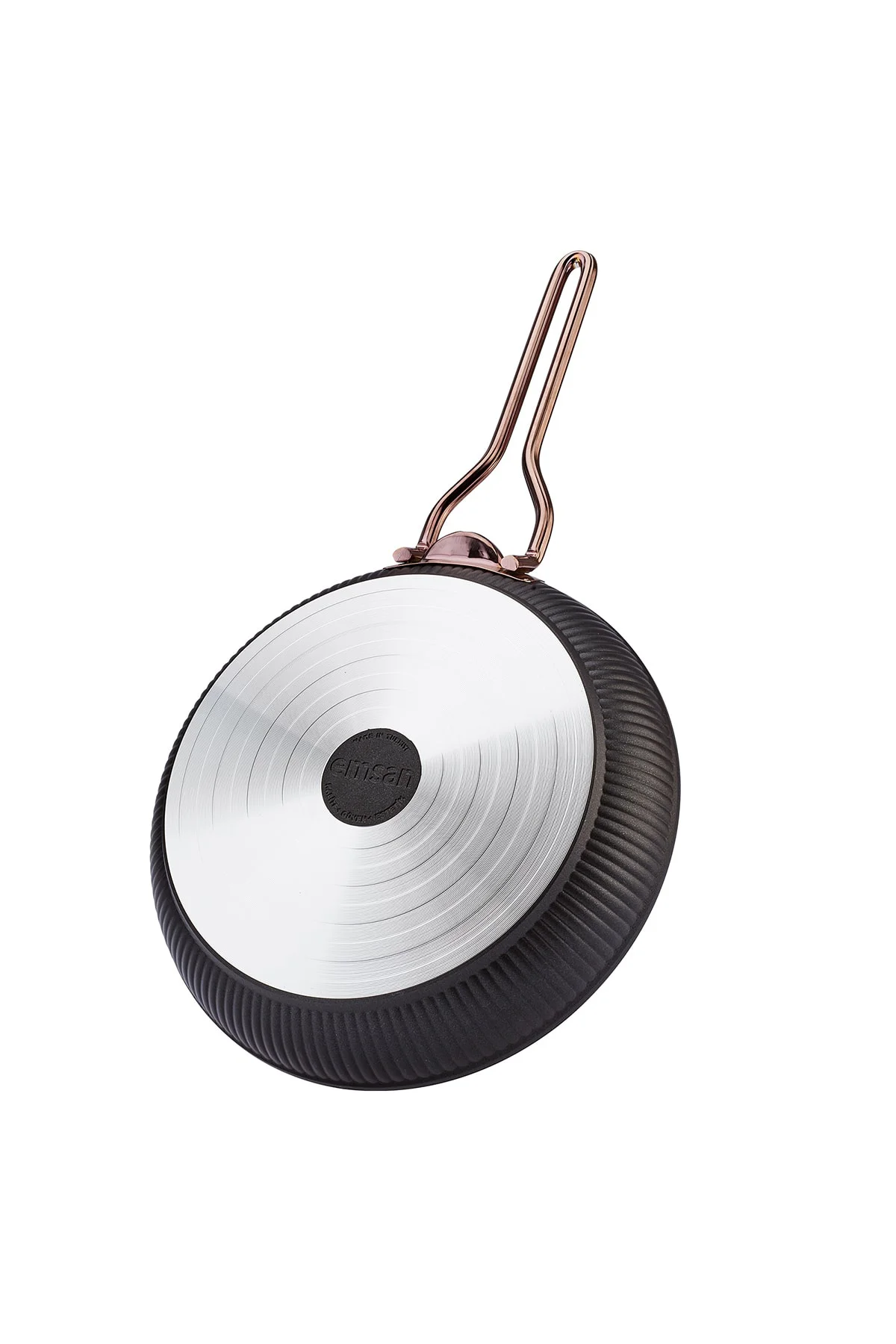 Line 7 Parça Granit Tencere Seti Yeni Siyah Rose