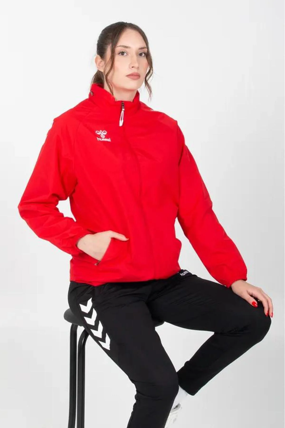 Line Yağmurluk Kırmızı