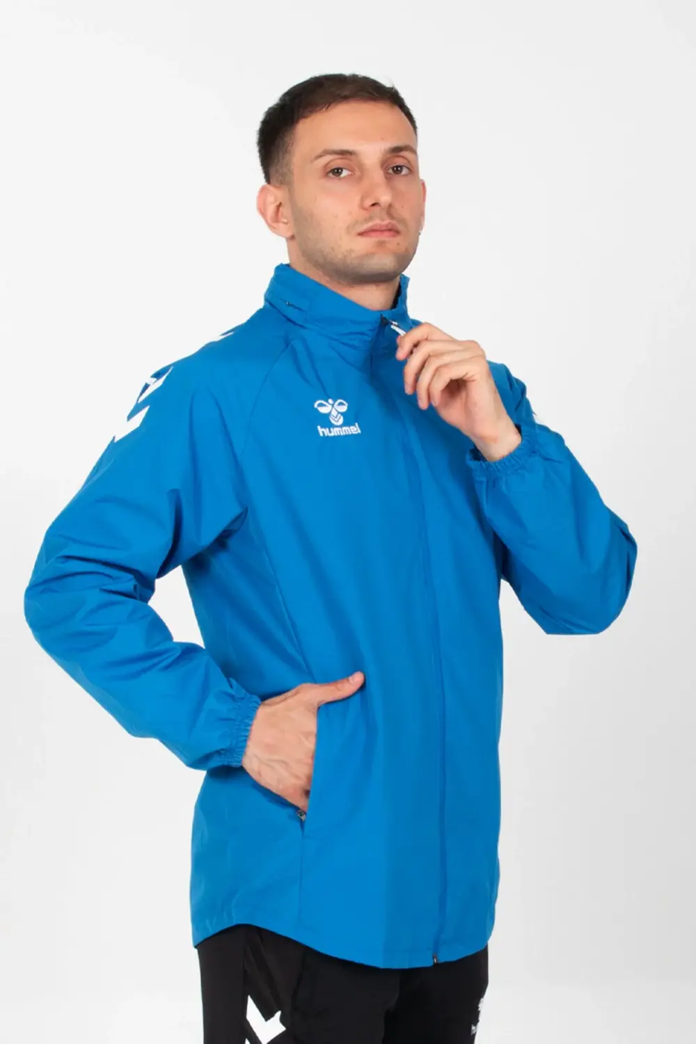 Line Yağmurluk Saks Mavi