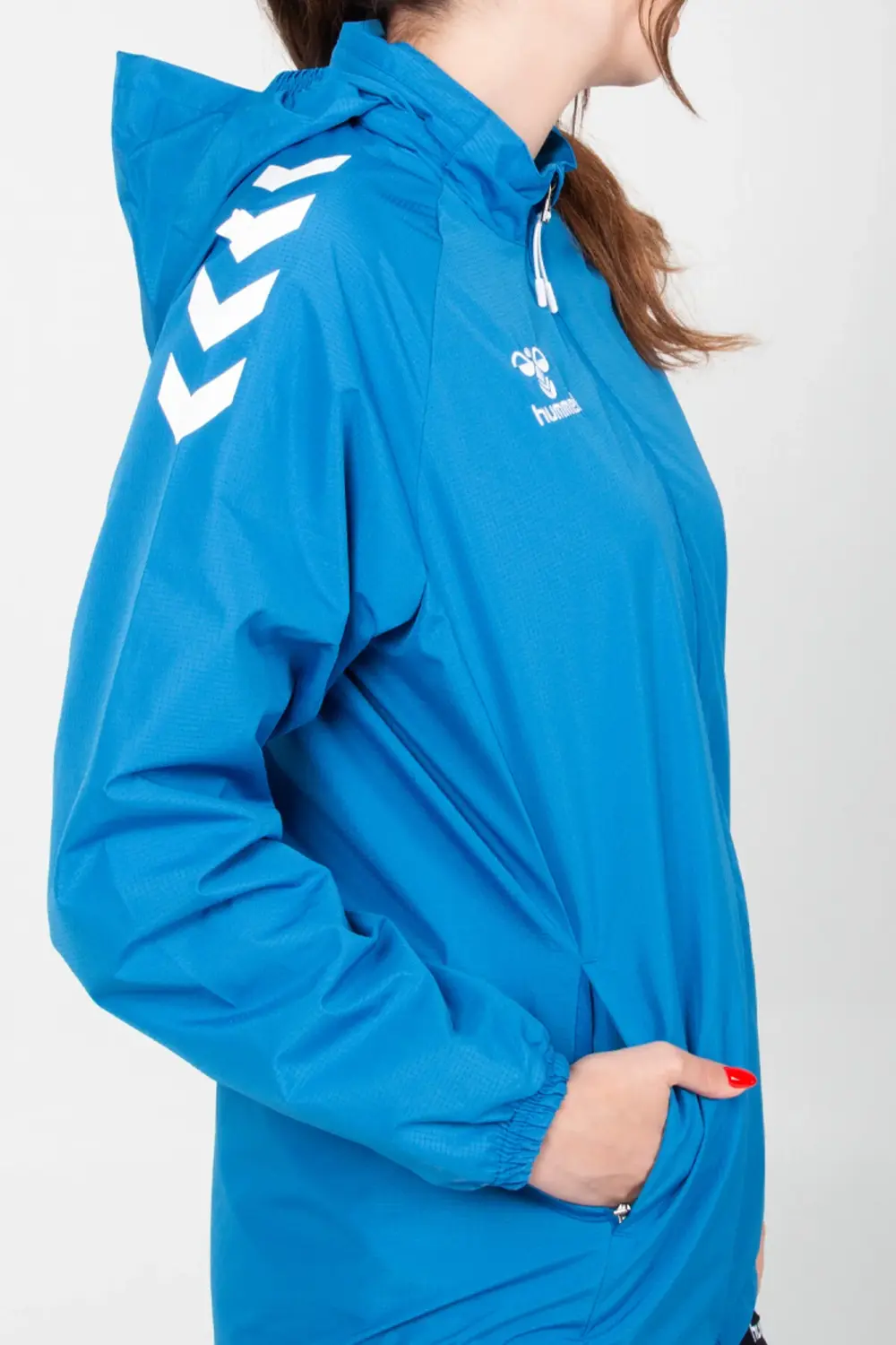 Line Yağmurluk Saks Mavi