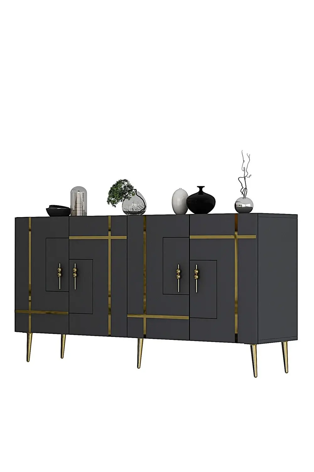 LİNECT (KB150) KONSOL ANTRASİT-ALTIN