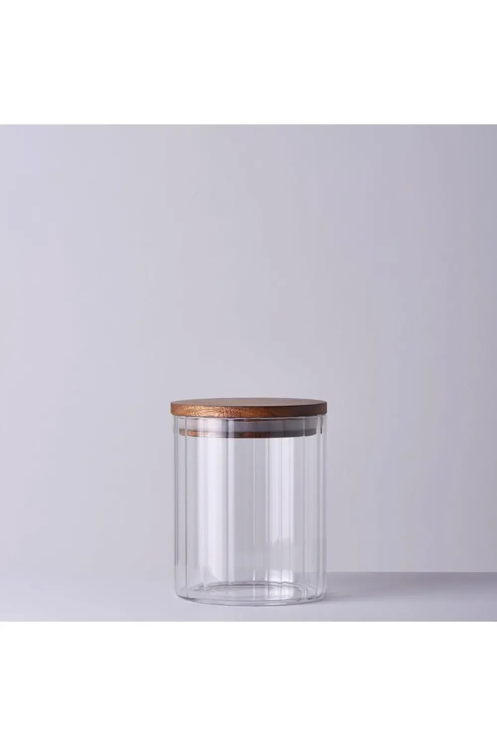 Linens Stripe Roller Cam-Akasya Kapak 10x10x13 cm Kavanoz 395519