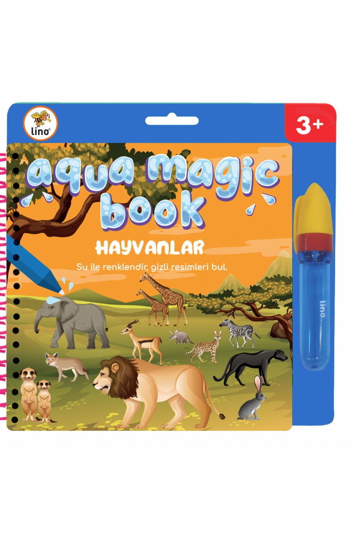 LİNO AQUA MAGİC BOOK HAYVANLAR BOYAMA KİTABI