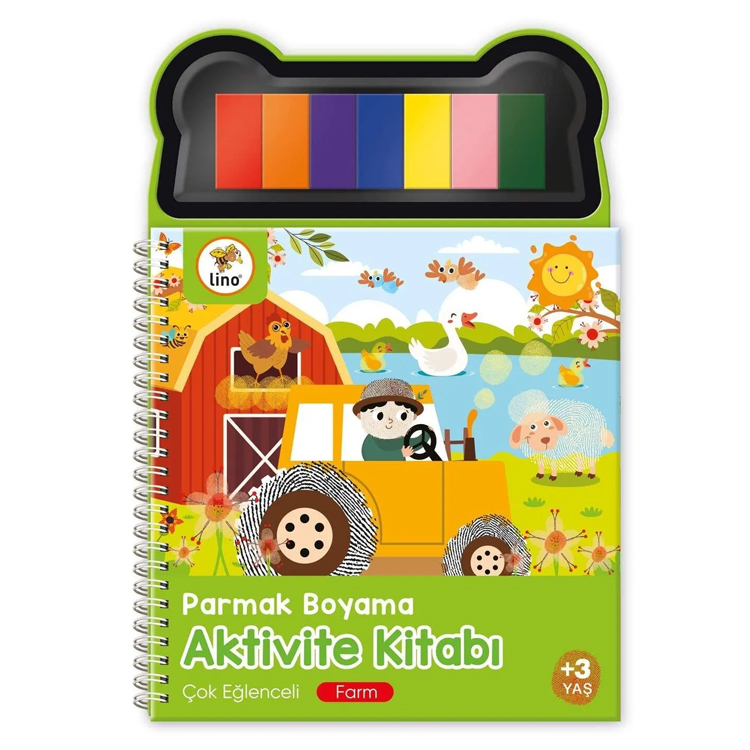 Lino Parmak Boyama Aktivite Kitabı Farm Lp-601
