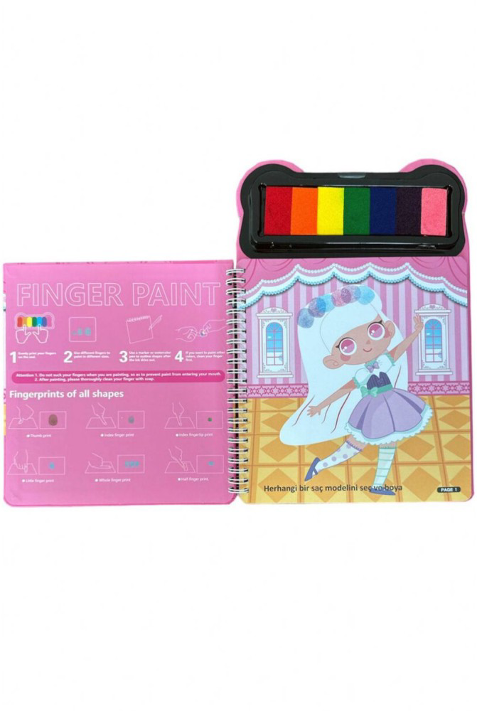 Lino Parmak Boyama Aktivite Kitabı Dress Up Lp-602