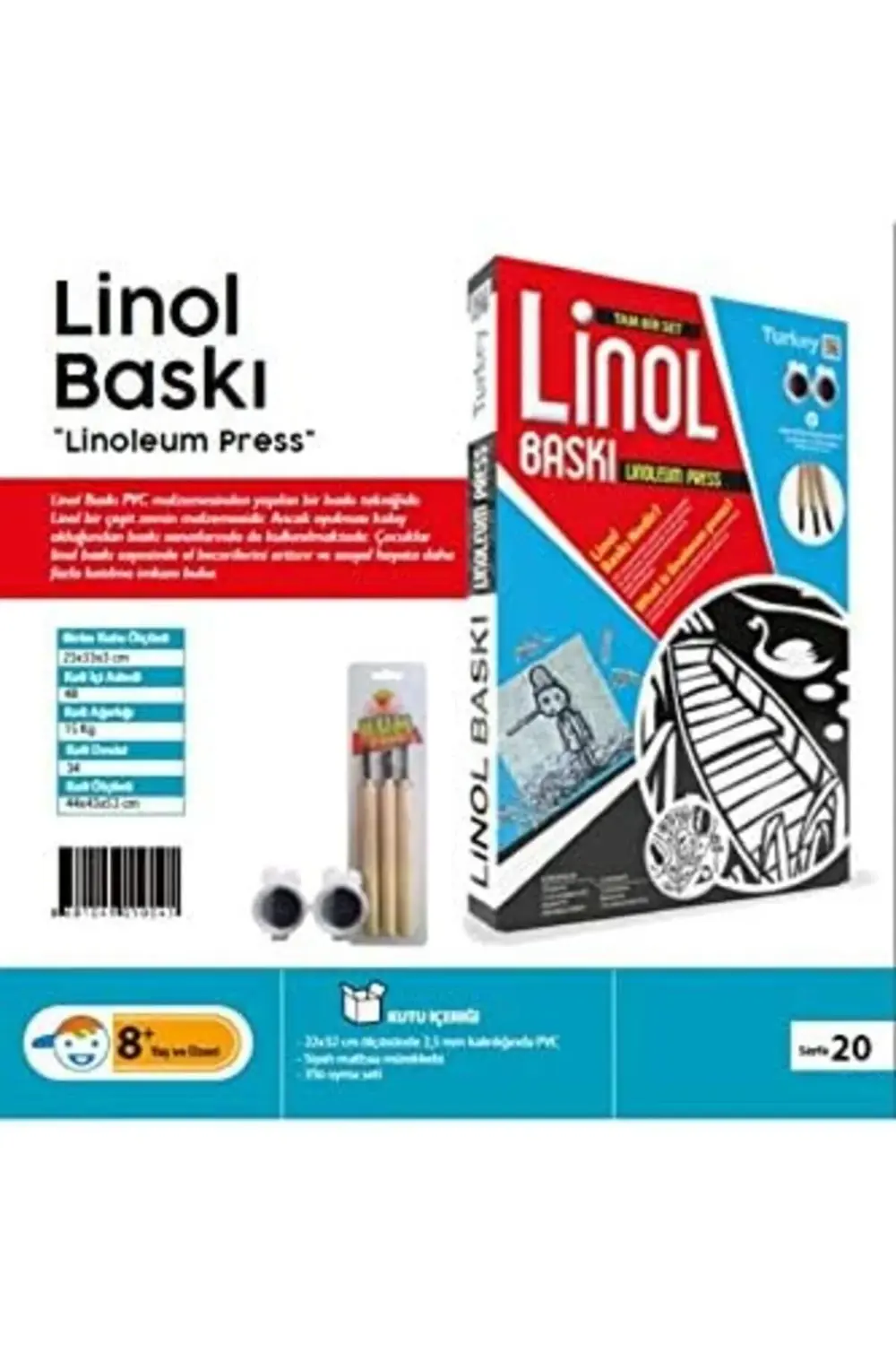 Linol Baskı - Tam Bir Set (Kapak değişebilir) 395519