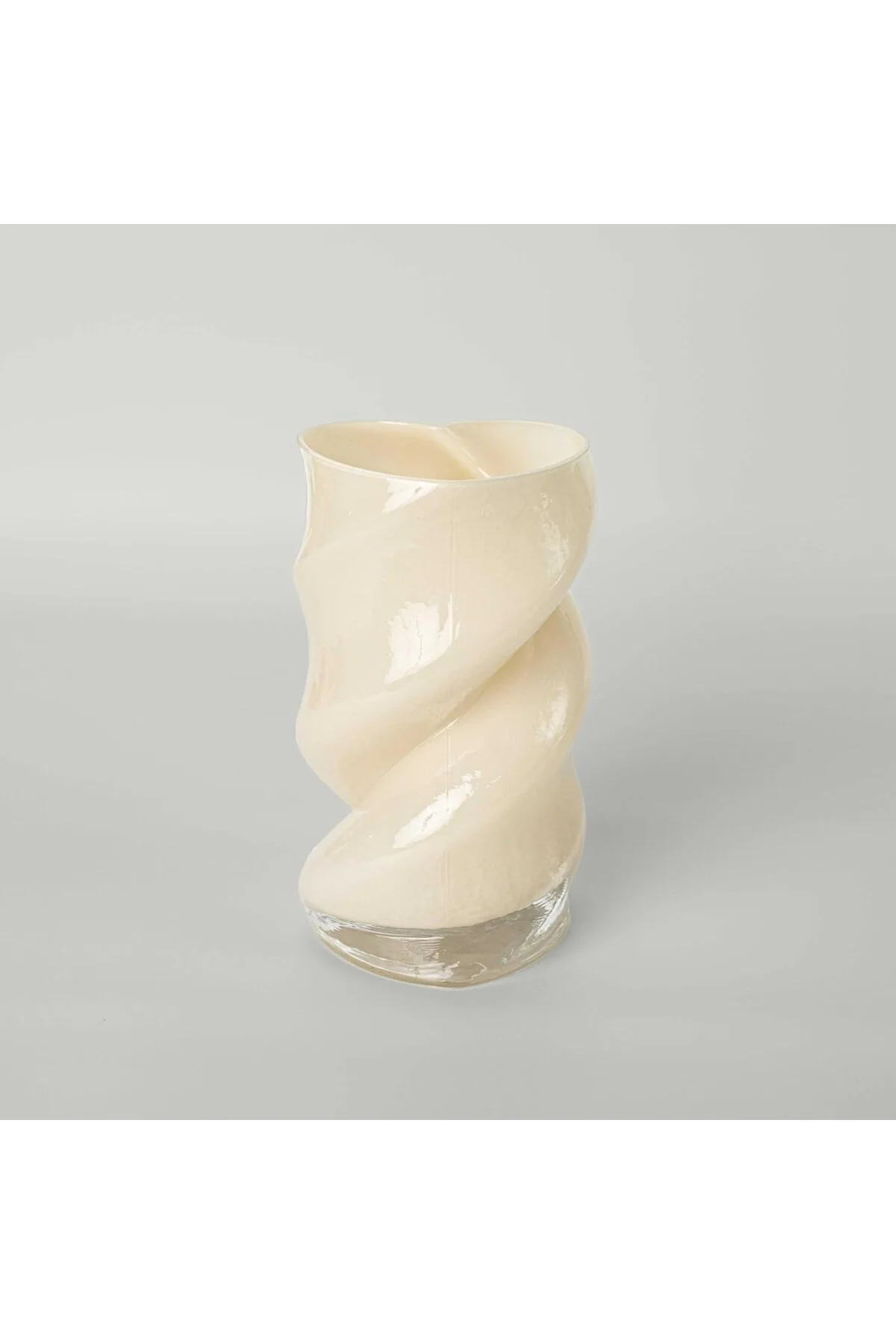 Linzi Vazo 12,5x12,5x22 cm Ekru