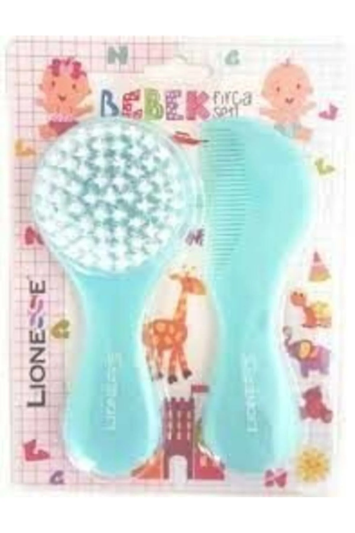 Lionesse Lionessa Kız Bebek Pembe Fırça Seti