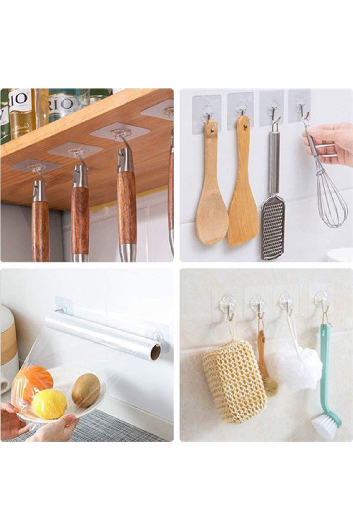 Transformacion Lionzio Şeffaf Yapışkanlı Askı 6 Cmx6 Cm