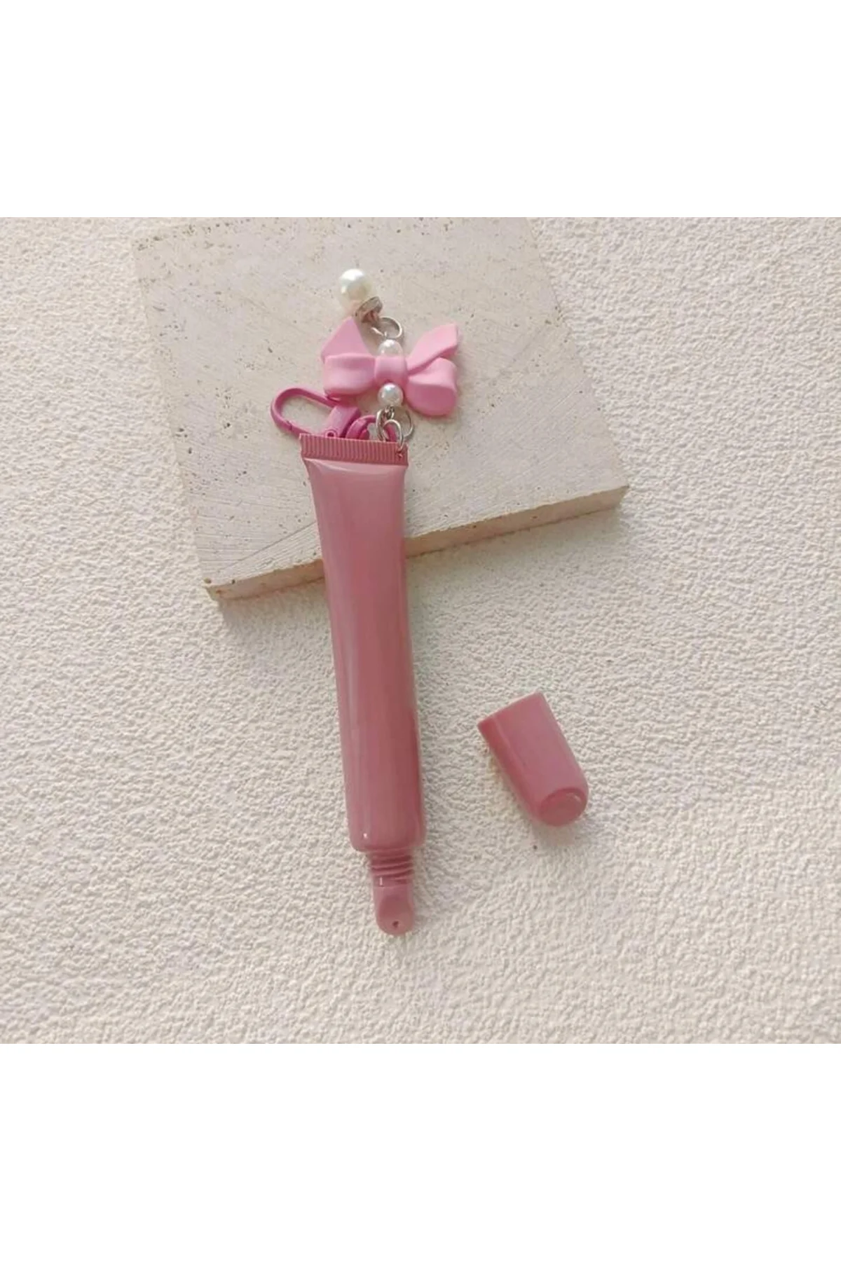Lip Gloss Şekilli Çanta Charmı, Anahtarlık