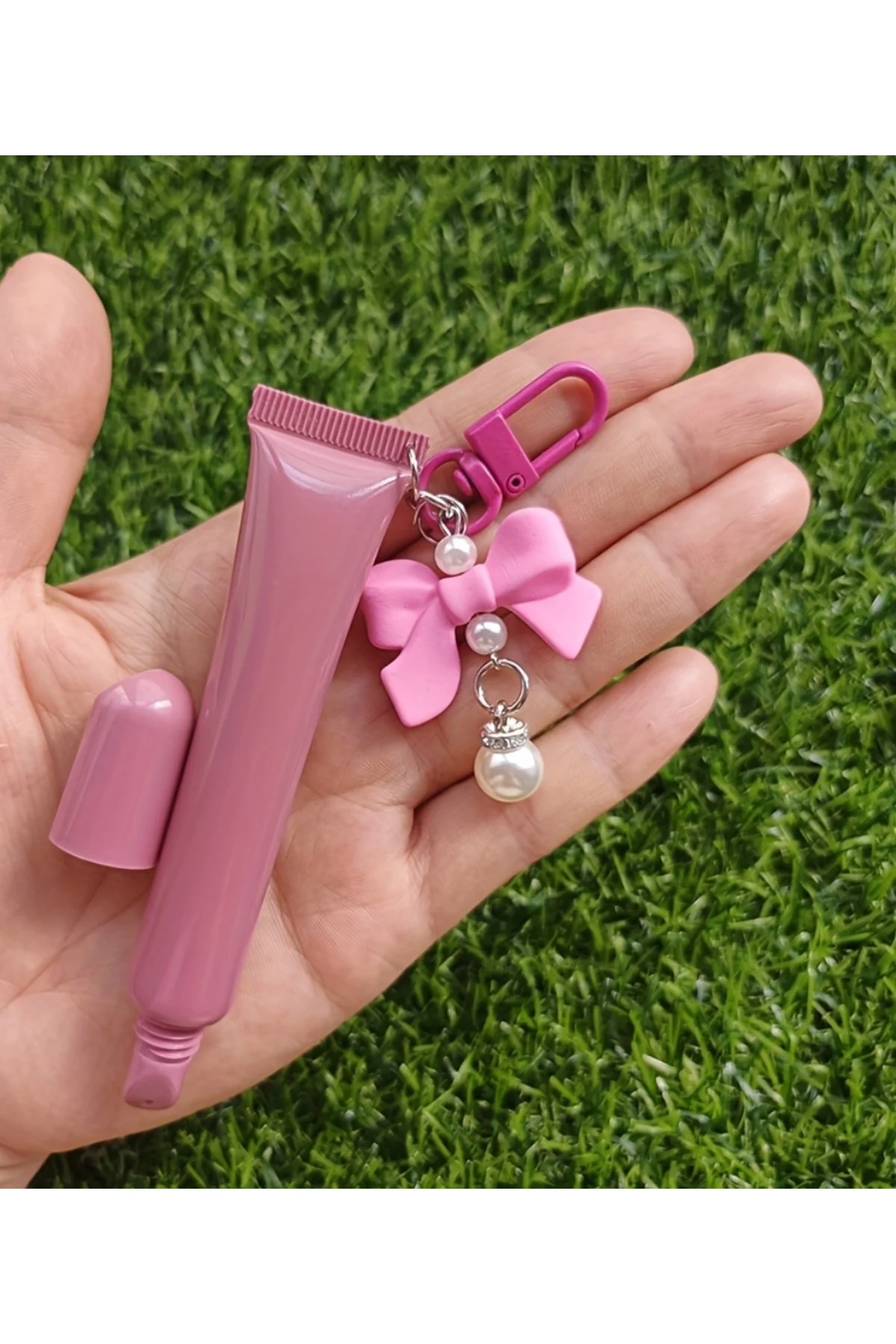Lip Gloss Şekilli Çanta Charmı, Anahtarlık