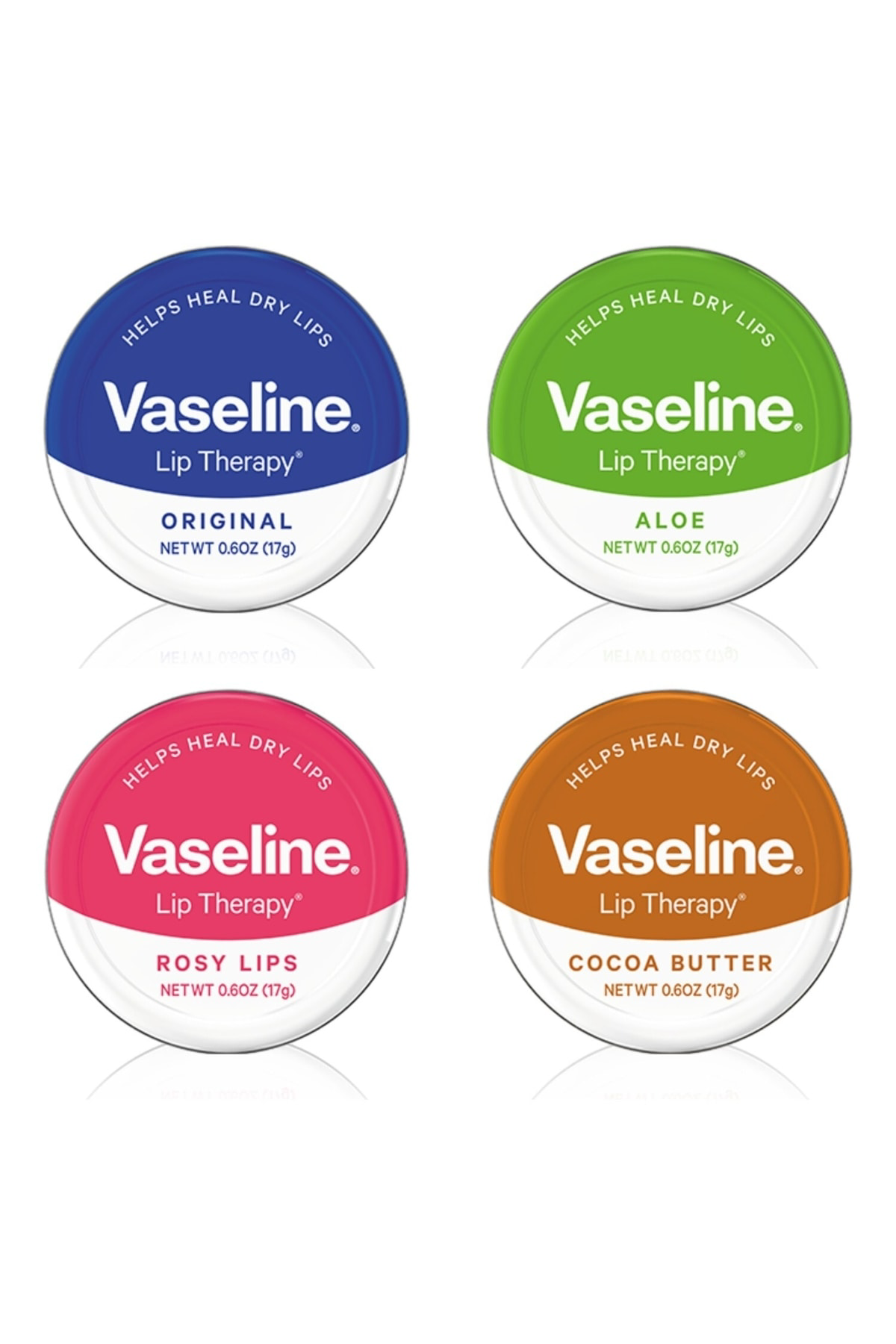 Vaseline Lip Therapy 20G – Rosy Lips - Cococa Butter - Original & Aloe ( 4