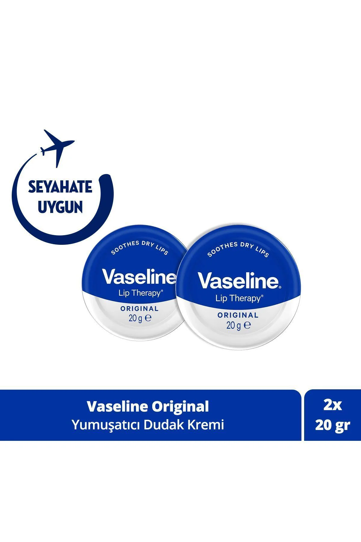 Lip Therapy Yumuşatıcı Dudak Kremi Original 20 G X2 Adet