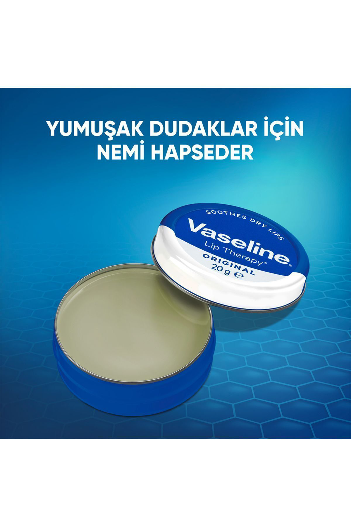 Vaseline Lip Therapy Yumuşatıcı Dudak Kremi Original 20 G X2 Adet