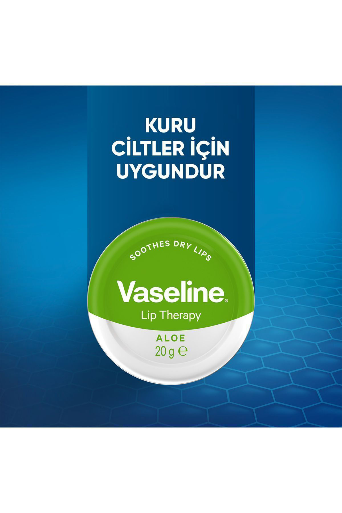Vaseline Lip Therapy Yumuşatıcı Dudak Kremi Aloe Vera Özü 20 G X2