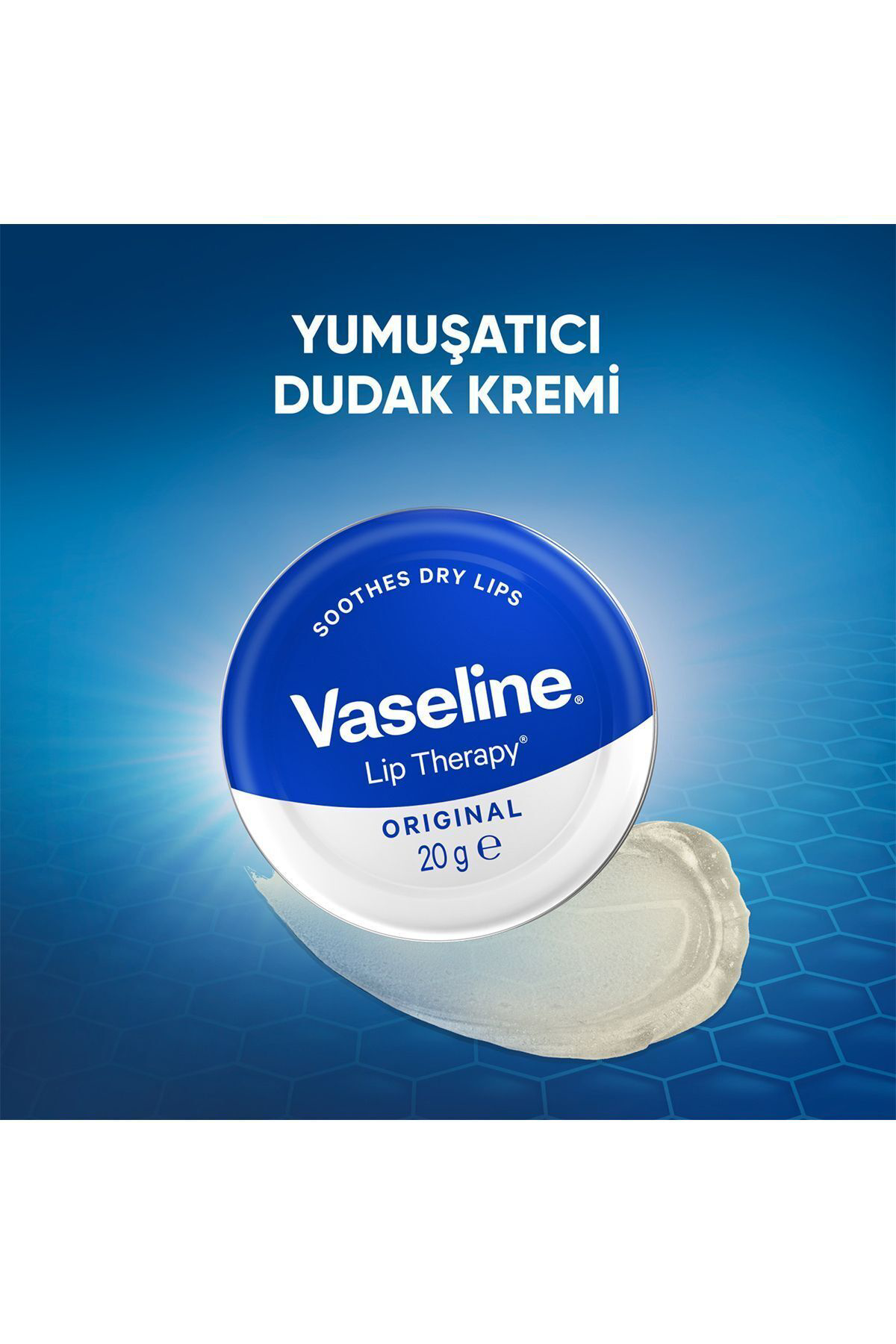 Vaseline Lip Therapy Yumuşatıcı Dudak Kremi Original 20 G X2 Adet