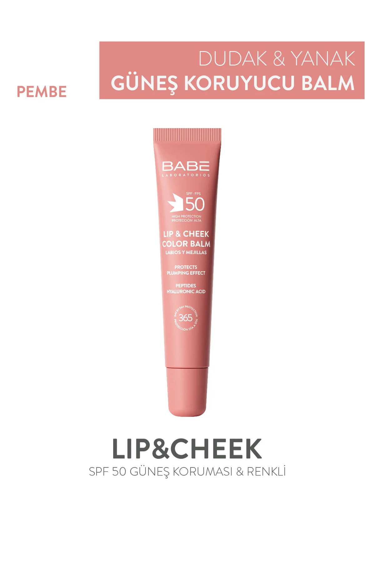 Lip&Cheek Balm Pink SPF50 20ml - Dudak ve Yanak Balmı